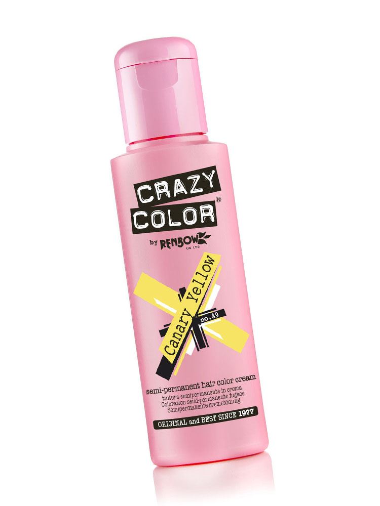 Crazy Color Semi Permanent Hair Colour Dye Cream by Renbow 100ml All Colours - Picture 24 of 65