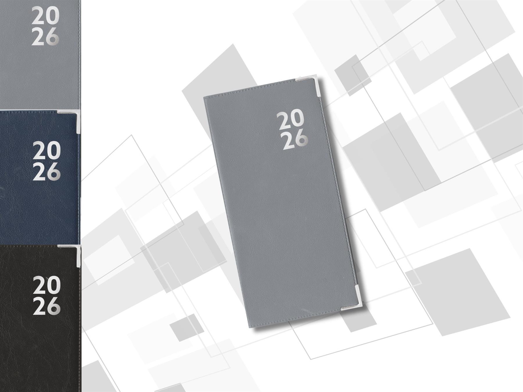 2026 Diary Premium Slimline Faux Leather Week to View Weekly Planner Organiser - Picture 16 of 22