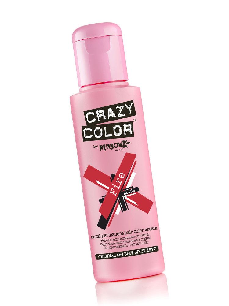 Crazy Color Semi Permanent Hair Colour Dye Cream by Renbow 100ml All Colours - Picture 36 of 65