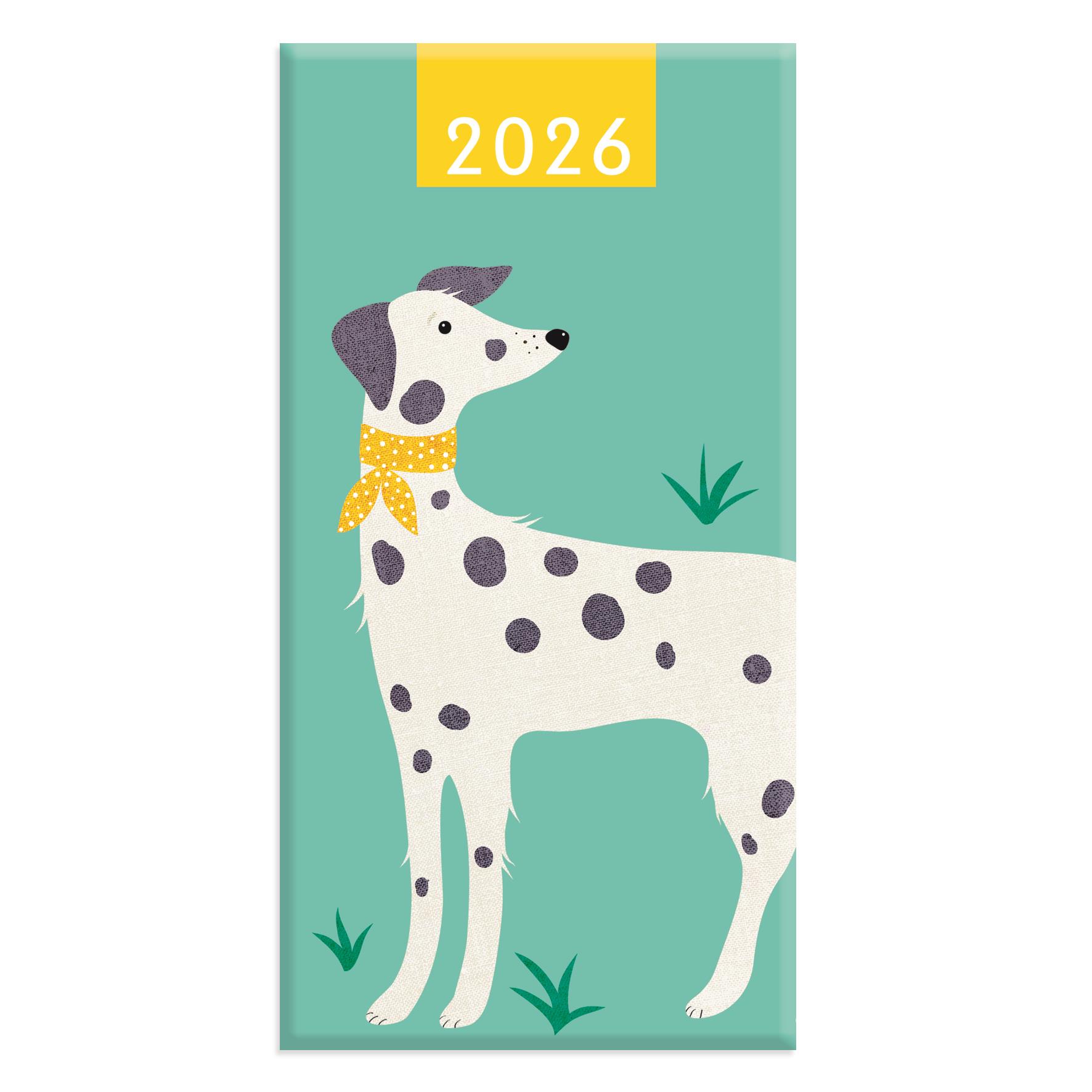 2026 Diary Slim Week To View Cat Dog Hardback Pocket Weekly Planner Organiser - Picture 2 of 17