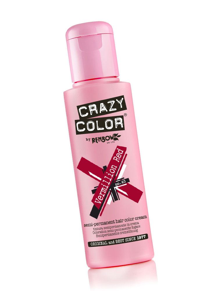 Crazy Color Semi Permanent Hair Colour Dye Cream by Renbow 100ml All Colours - Picture 10 of 65