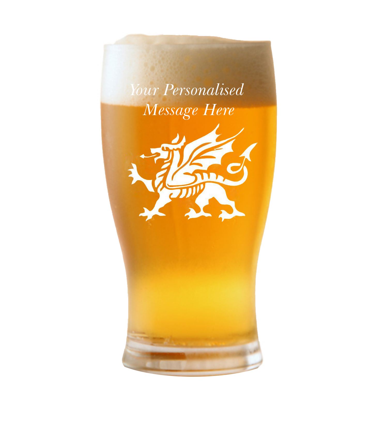 10oz Bubble Base Hi Ball Glass With Welsh Dragon Design 10oz Bubble Base Hi Ball Glass With Welsh Dragon Design