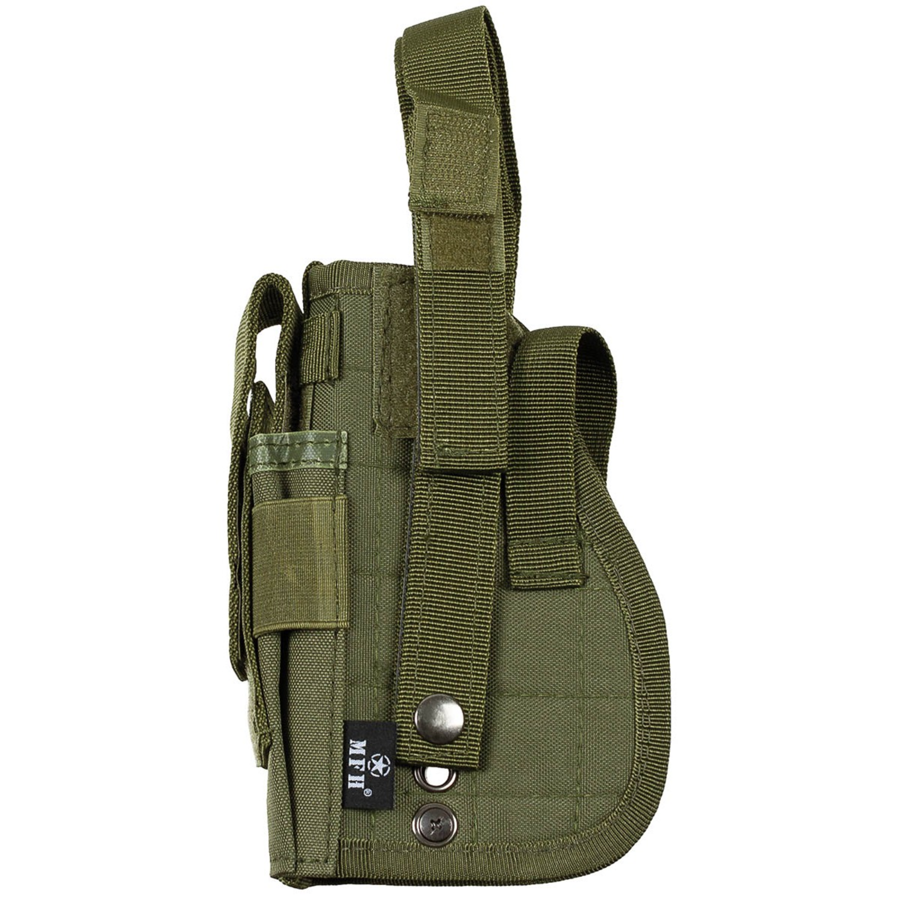 MFH Pistol Holster Right Handed MOLLE Fastening Loop Hook and Loop Closure - Picture 4 of 4