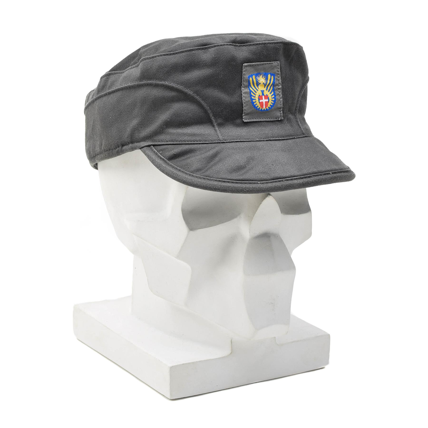Original Danish military gray army cap lightweight foldable