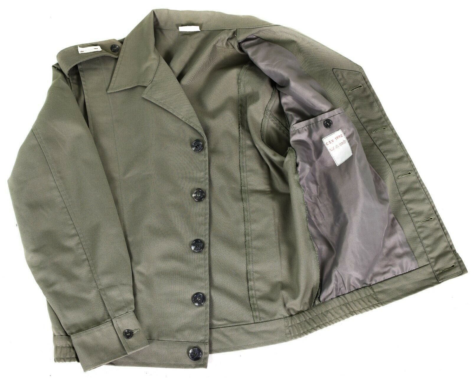 Original French Military Classic Jacket Pleated Elasticated