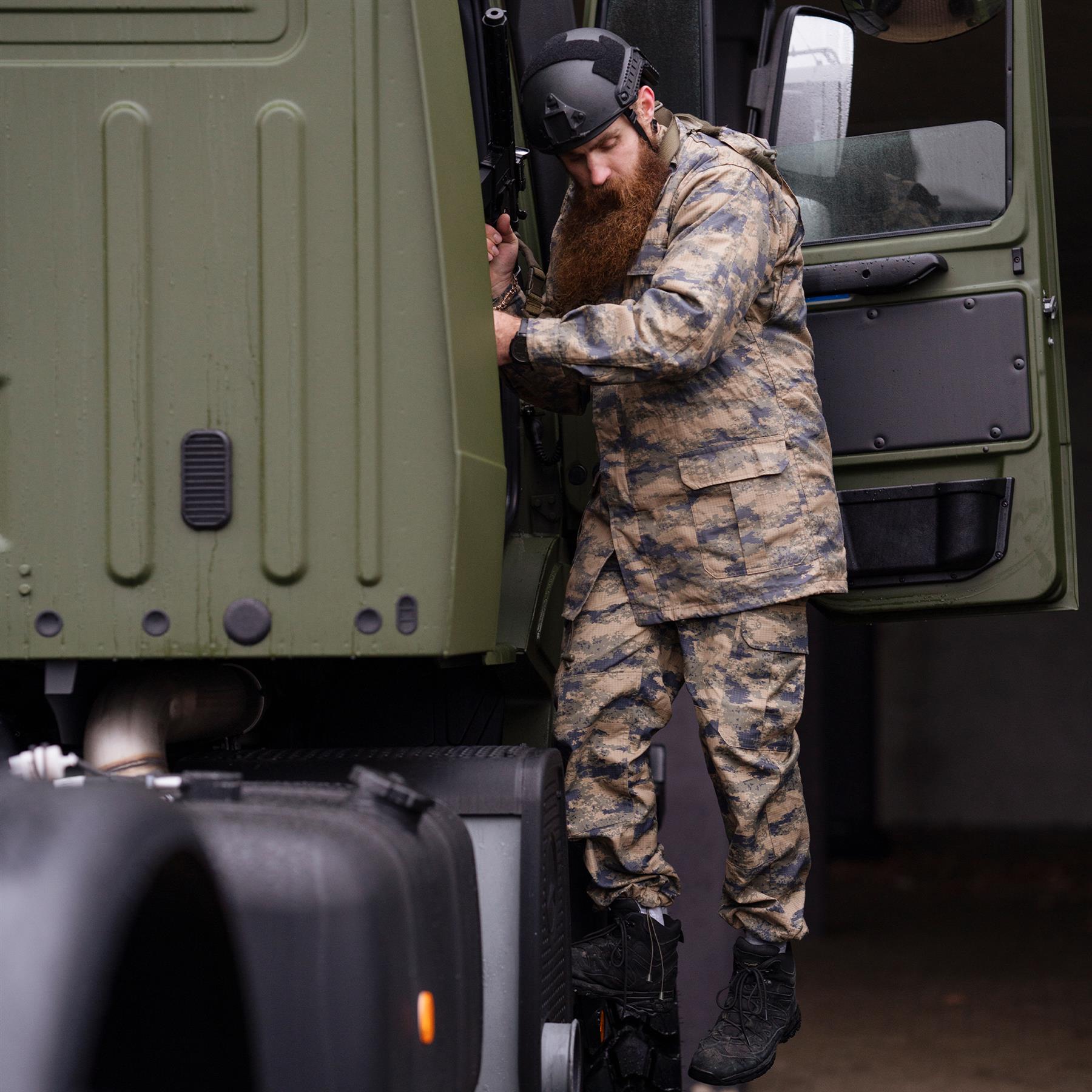 Originale Türkische Armee Taktische Hose Ripstop Blaue Digitale Tarnung  Thumbnail 2