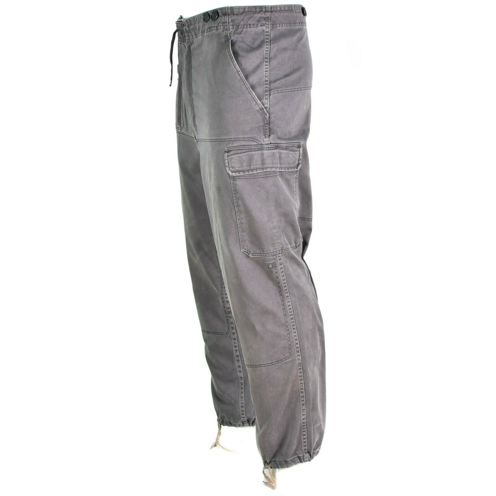 スーツ marka DANISH ARMY TROUSERS Original Danish army pants M 71 grey military issue Denmark combat