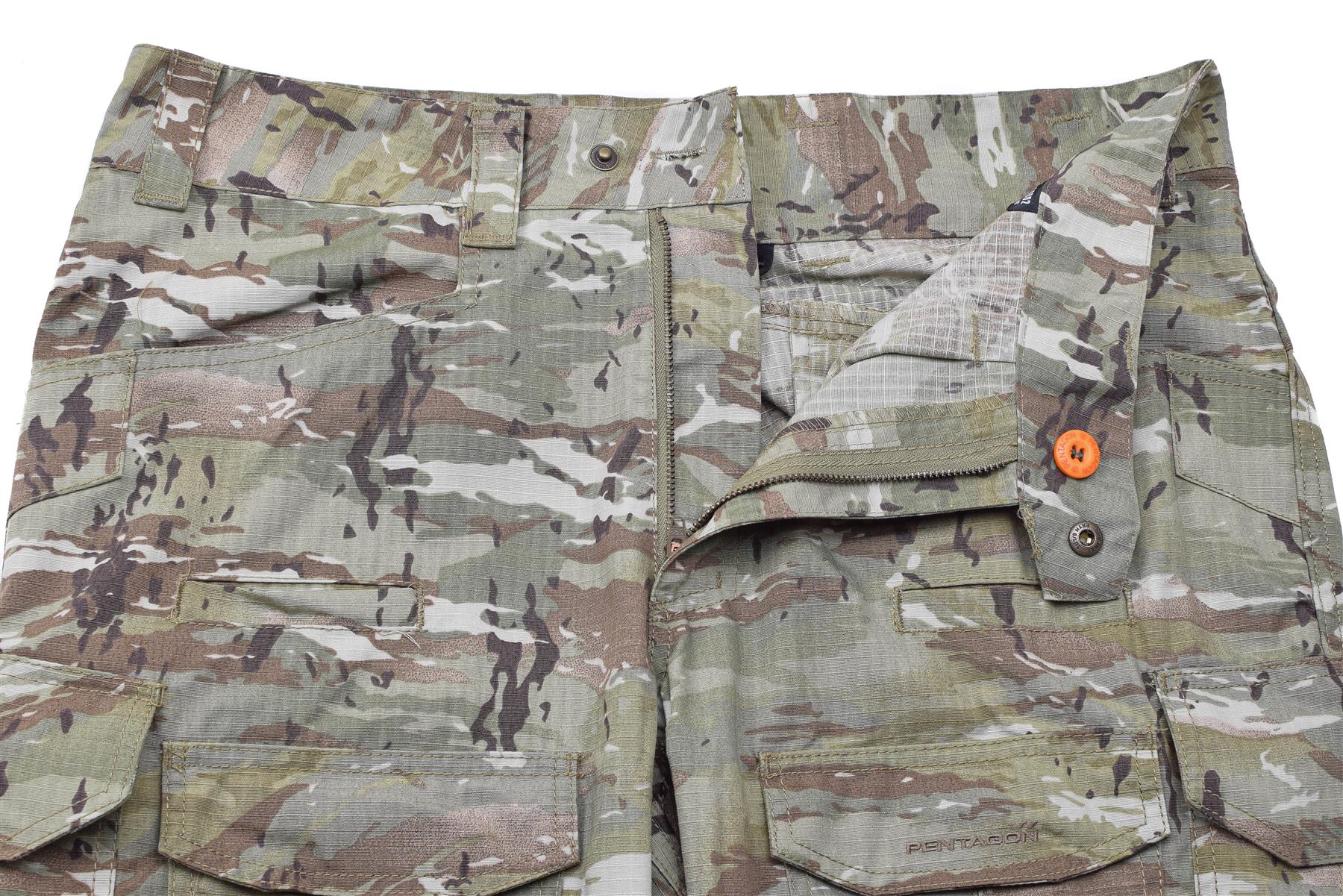 Pentagon Lycos Einsatzhose Ripstop mit Cargotaschen – Pentacamo Camo Thumbnail 2
