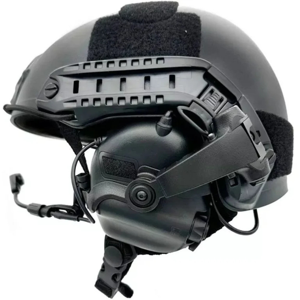 EARMOR M32X PLUS Elektronischer Gehörschutz ARC Helm Headset Schwarz