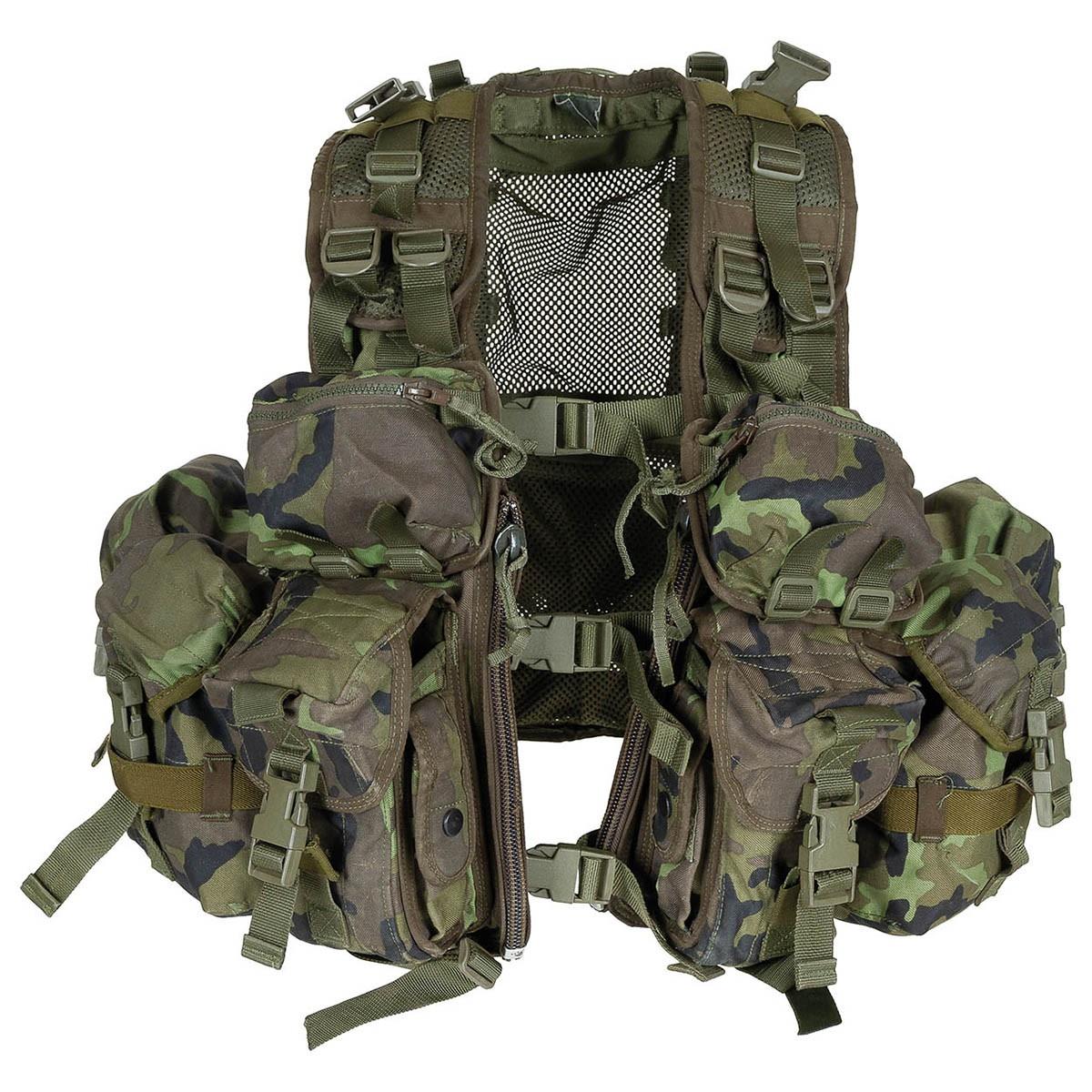 Original Tschechische Armee Taktische Kampf Weste Tragesystem M95 CZ Camo Thumbnail 2