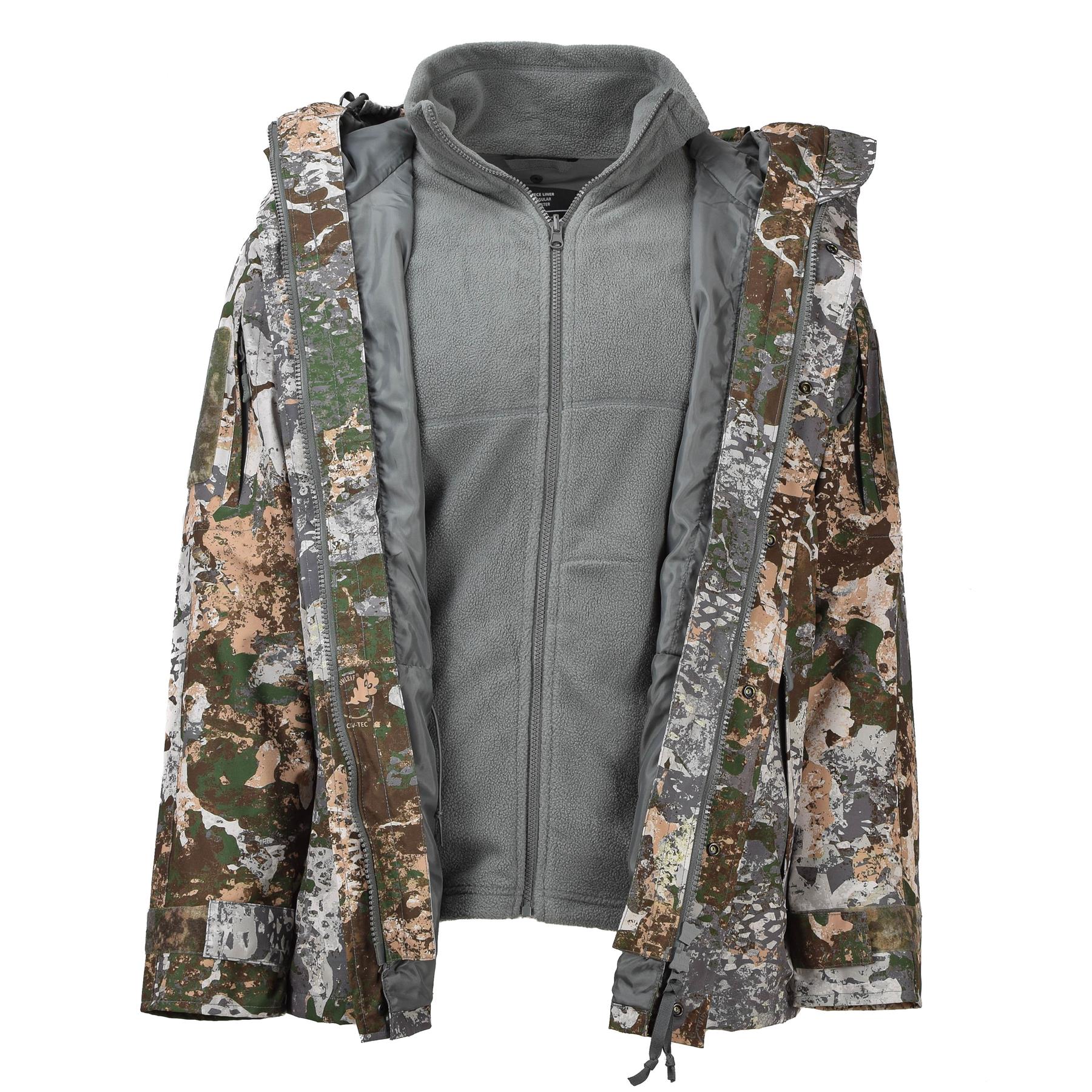 MIL-TEC army rain wet weather jacket Gen II WASP Camouflage waterproof hooded - Picture 19 of 19