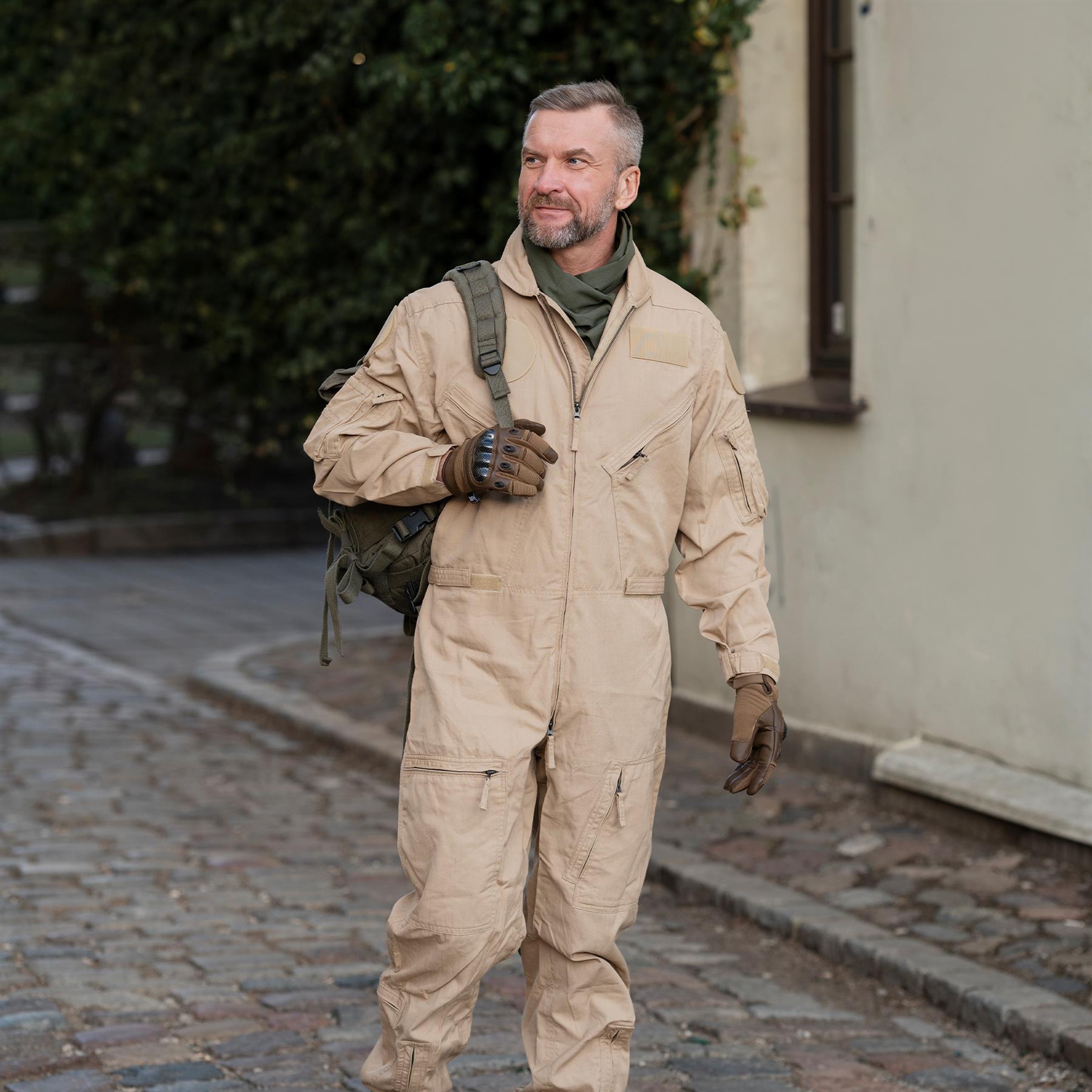 Genuine Dutch army coverall flame-resistant aramid jumpsuit