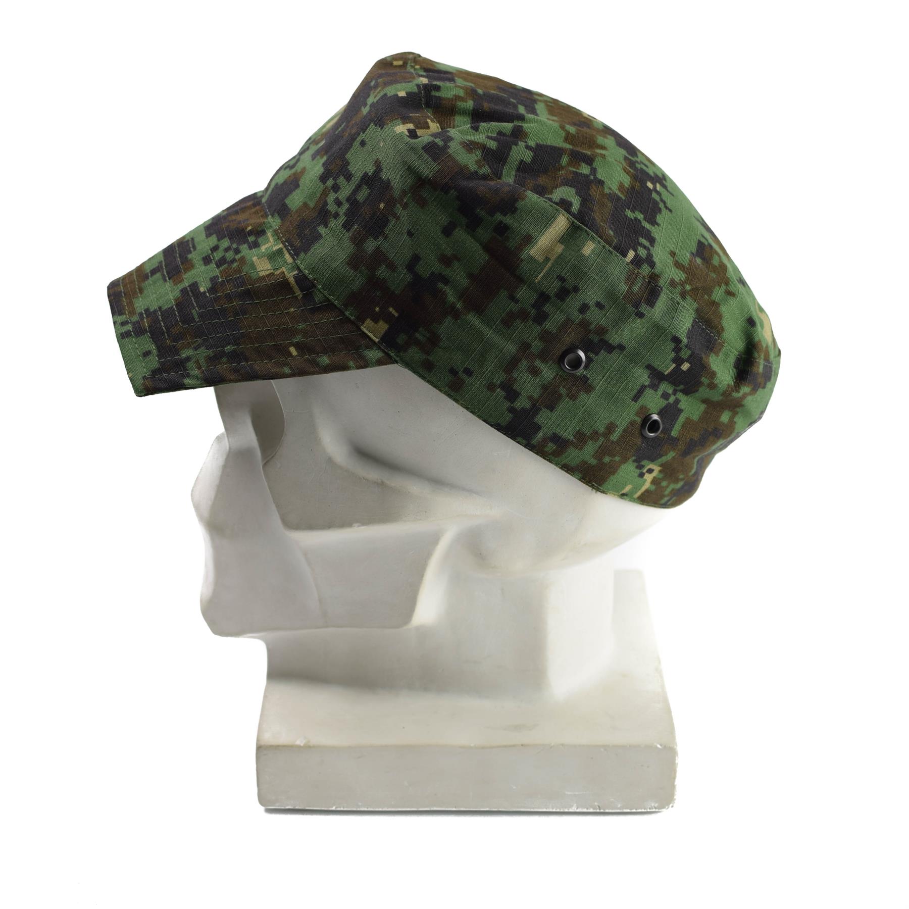 Genuine Guinea Bissau army cap ripstop jungle camouflage
