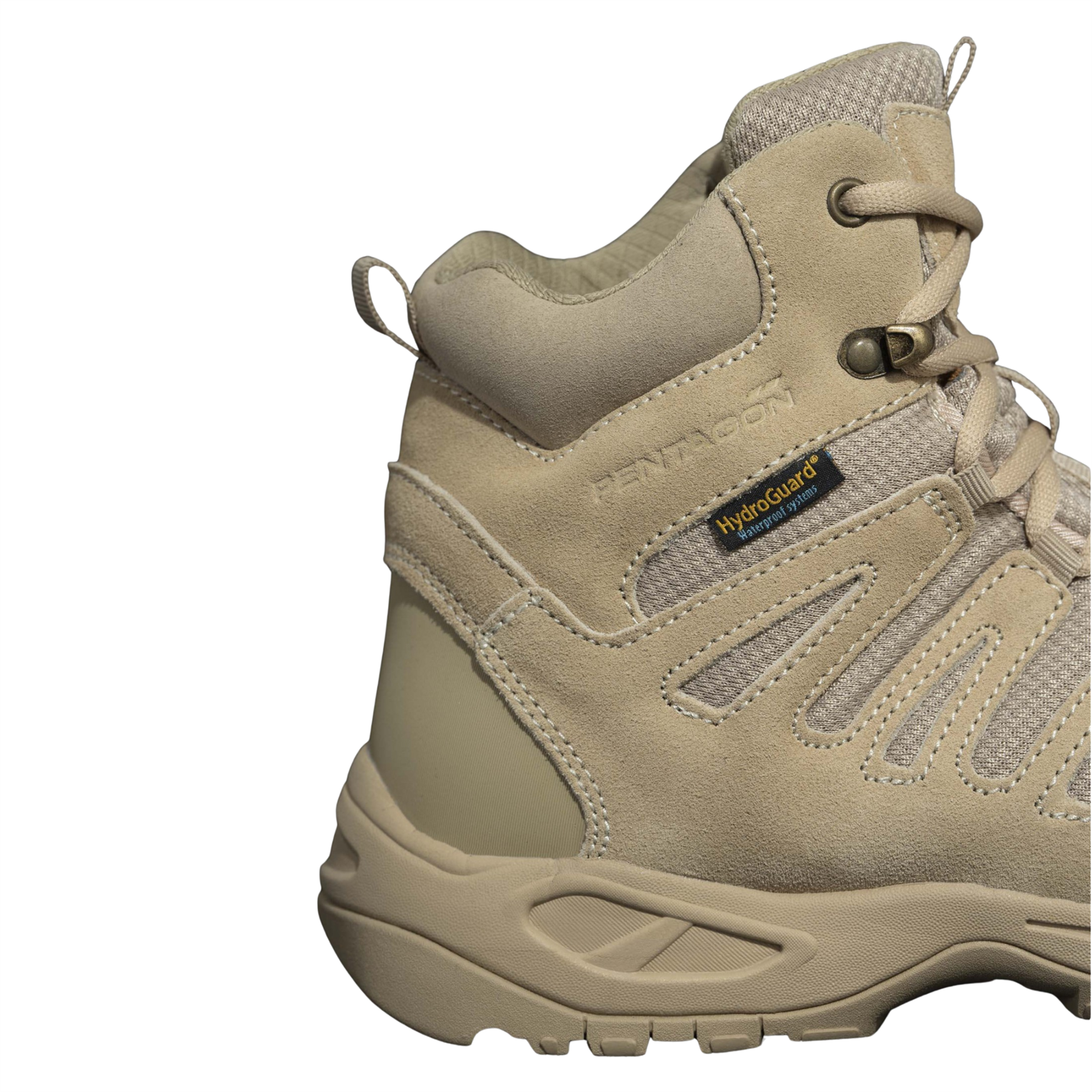 Pentagon Achilles XTR 6 Taktisch Stiefel Veloursleder Nylon-Mesh Wasserdicht Thumbnail 3