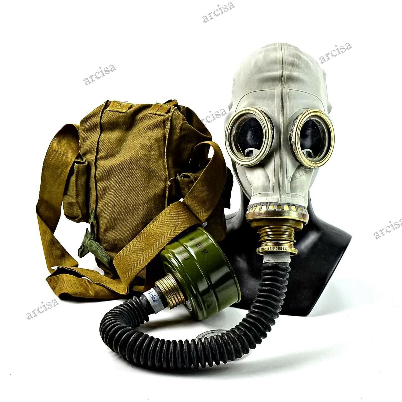 Authentique Militaire Soviétique Masque À Gaz GP 5 Filtre NATO CF F3 Multicolore