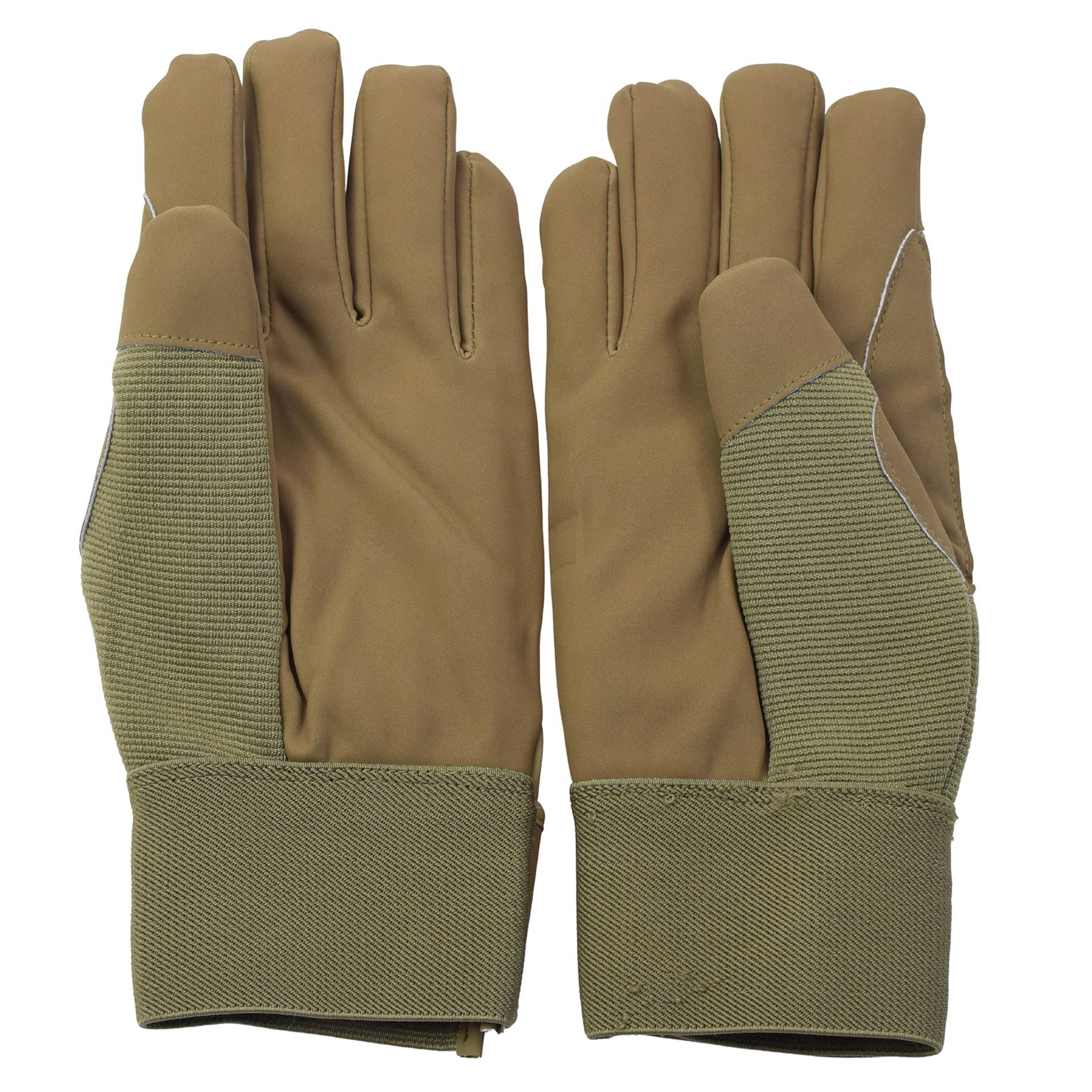 Original Dänische Armee Taktische Handschuhe Winter Gefüttert Sand Thumbnail 3