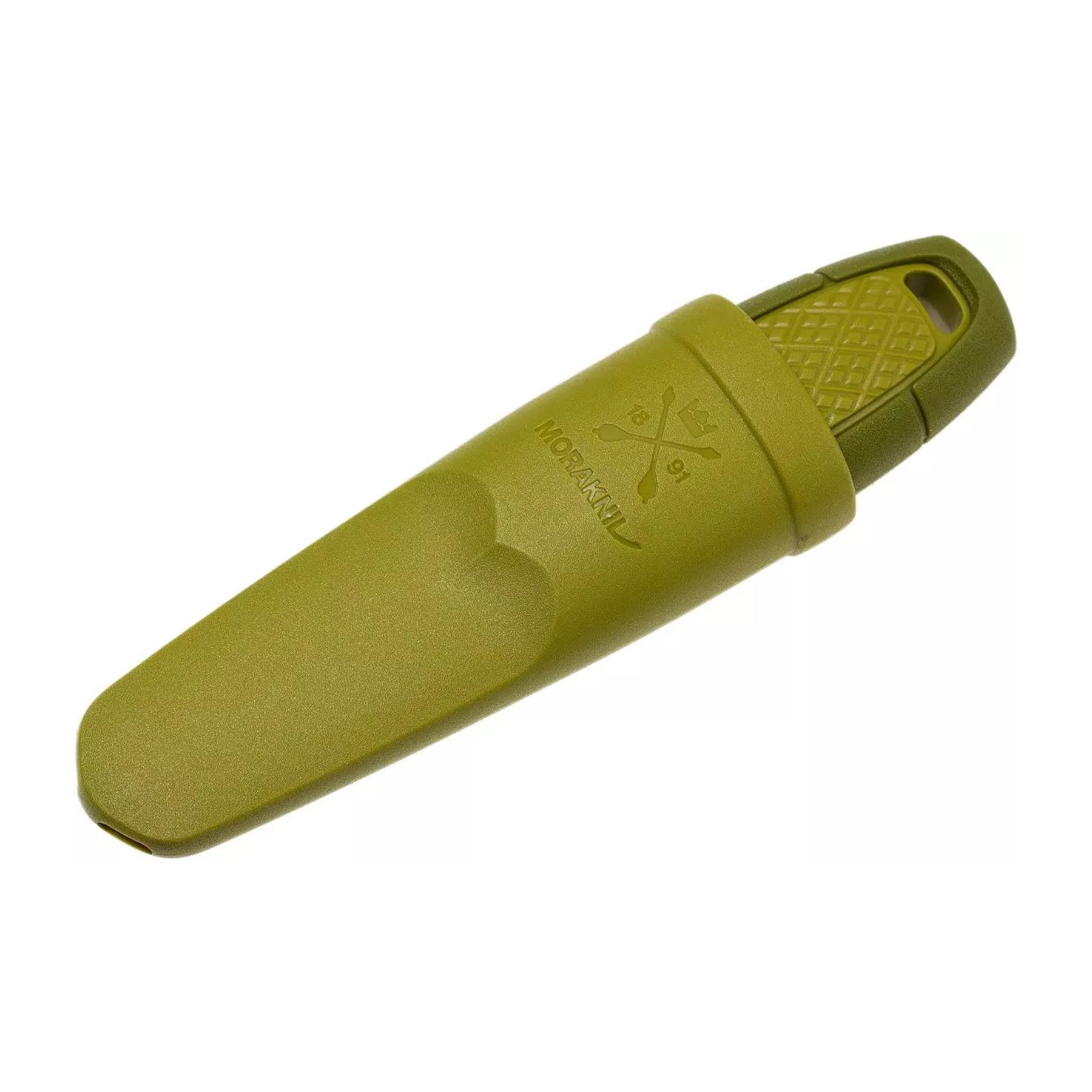 Morakniv Eldris Fire Kit Feststehendes Messer Edelstahl Feuerstarter Grün Thumbnail 2
