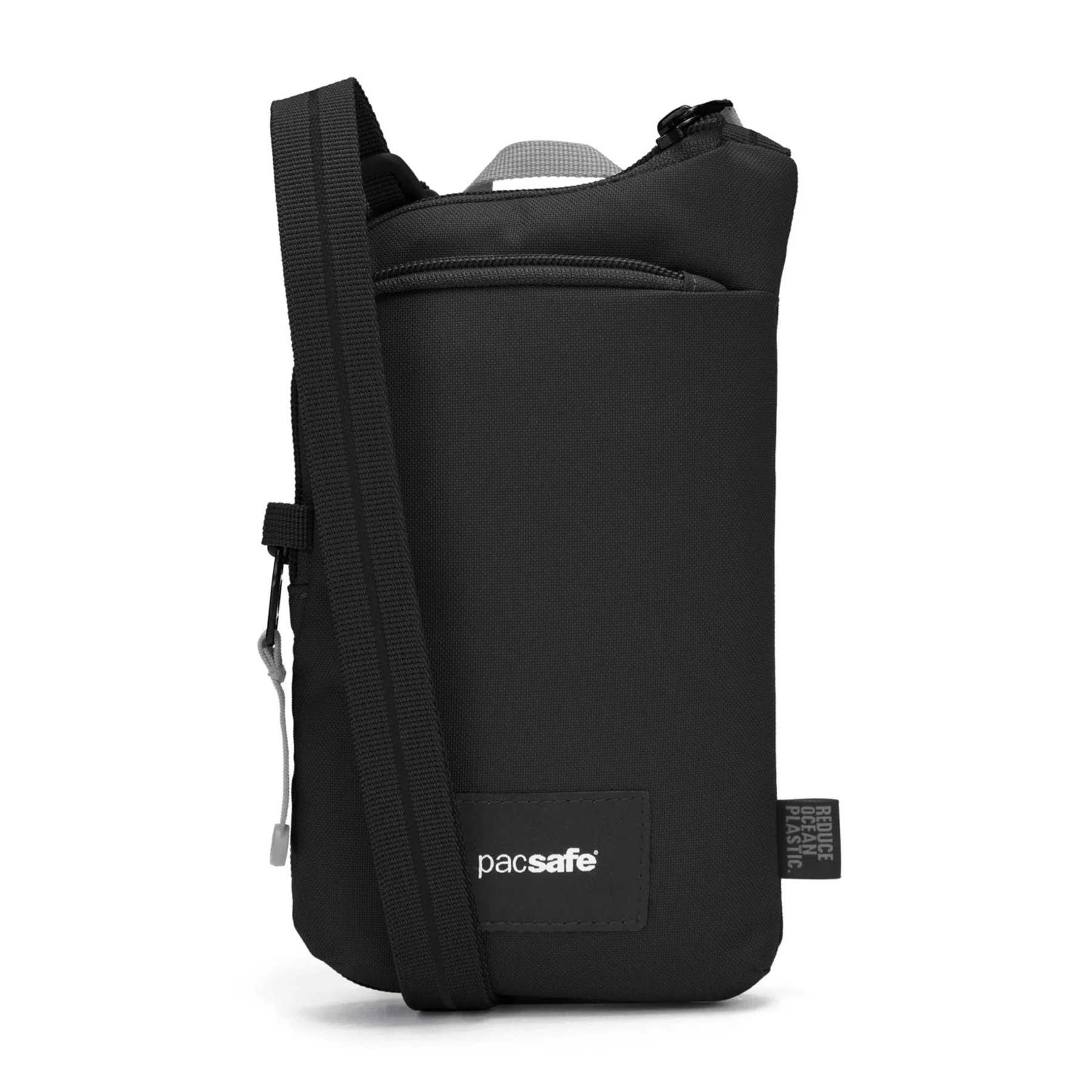 Pacsafe Go Anti-Diebstahl Tech Umhängetasche 0.2L RFID Schnittfest Schwarz