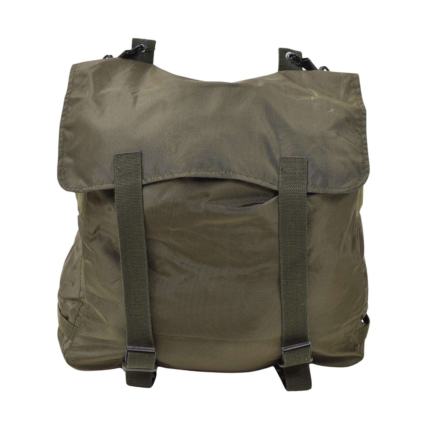 Original Austrian military tactical olive backpack PU field bag w