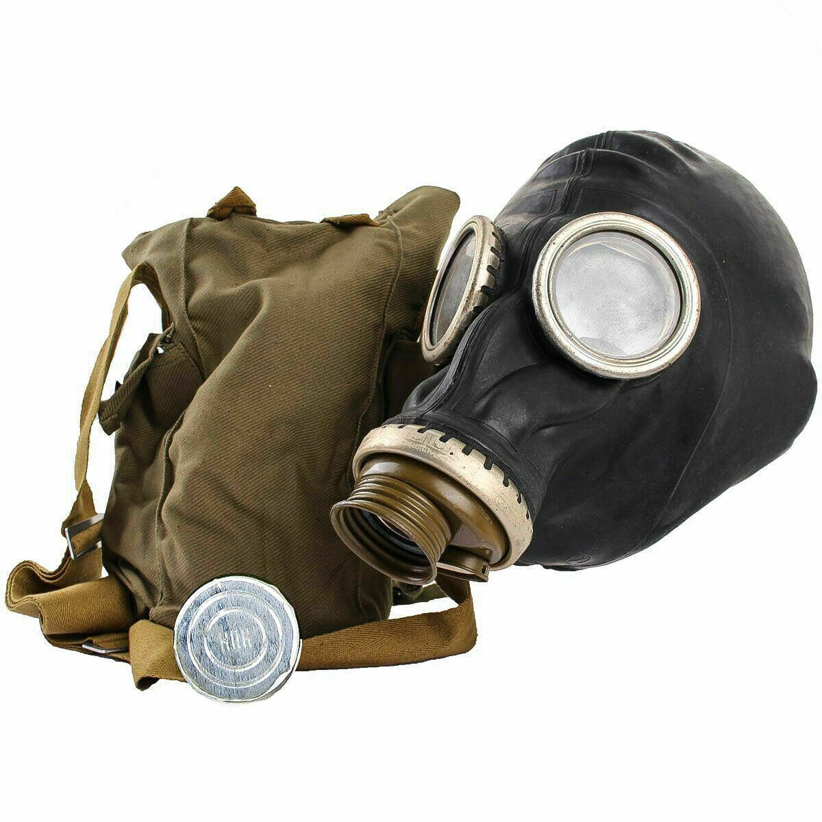 Cold war era Soviet military gas mask GP-5 Grey hose NATO Modern Filter Medium Cold war era Soviet military gas mask GP-5 Grey hose NATO Modern Filter Medium
