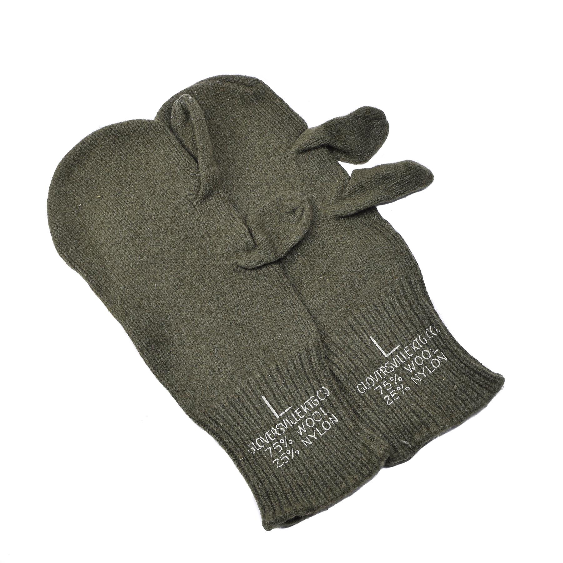 WFTV.CC WOOl TRIGGER GLOVES 手袋 Original U.S. Military Trigger mittens military surplus wool