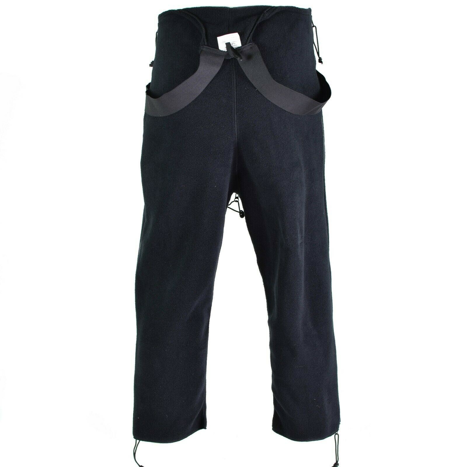 US Army Thermohose Schwarz Polartec Classic 200 Kälteschutzhose Hosenträger Thumbnail 3