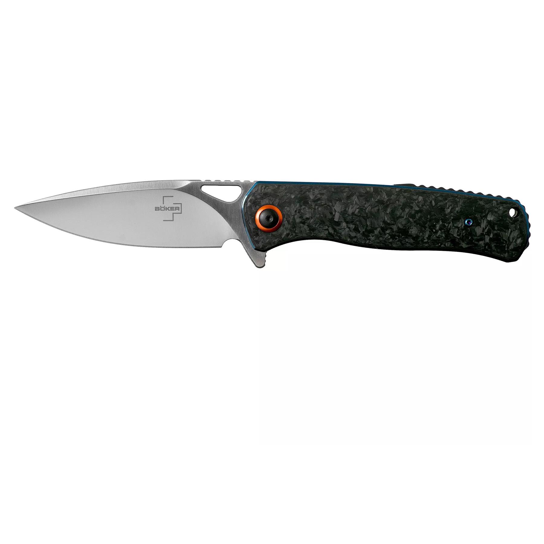 Boker Plus Nebula Taschenmesser D2 Stahl Carbon Griff Schwarz