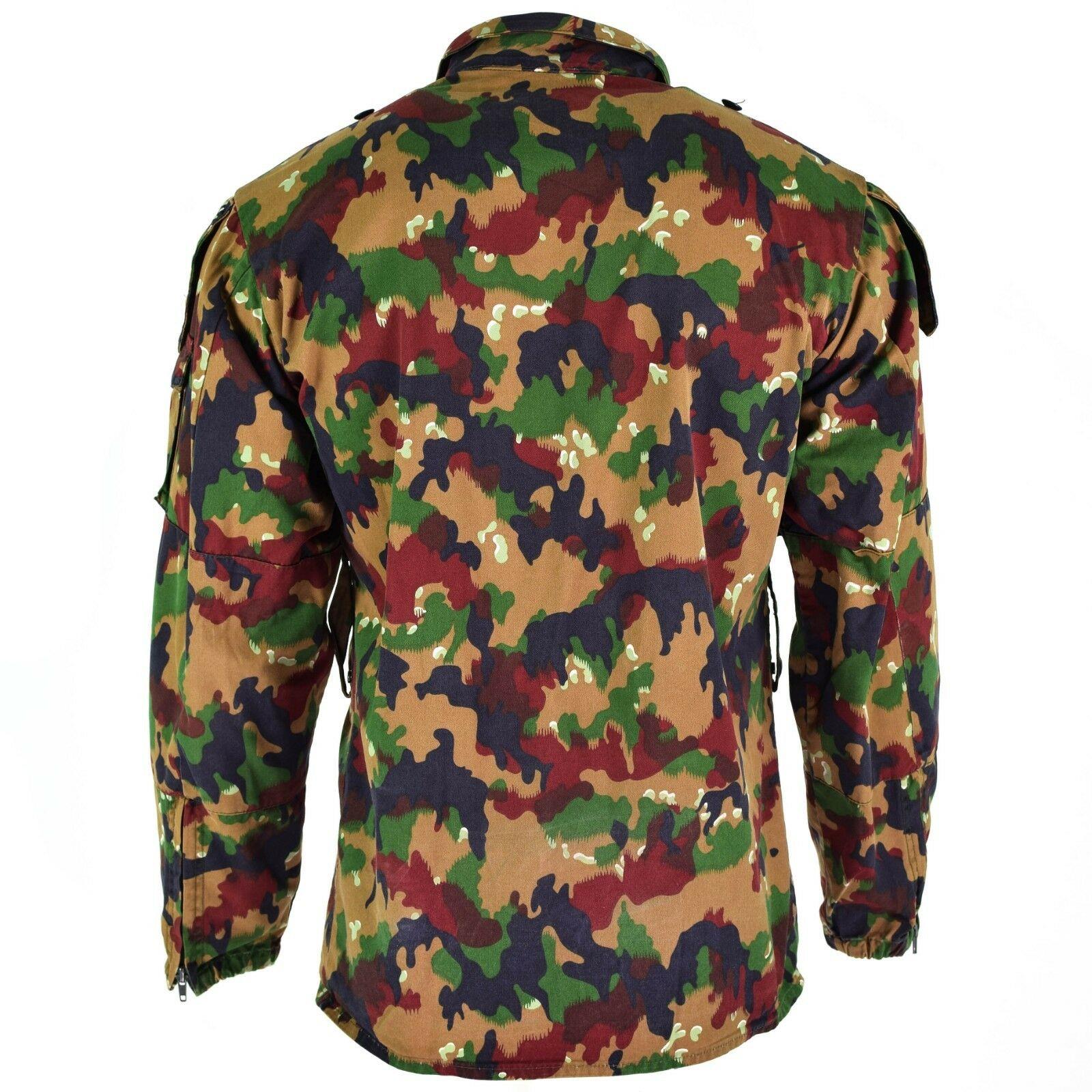 Original Swiss army jacket M83 combat field Alpenflage Camo shirt