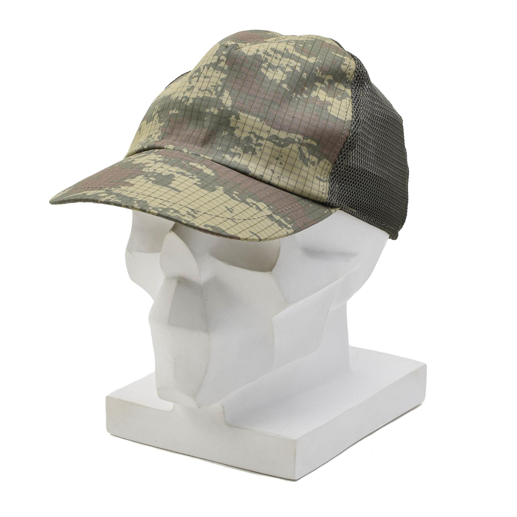 Original Turkish Military Field Cap Snapback Ripstop Mesh Insert