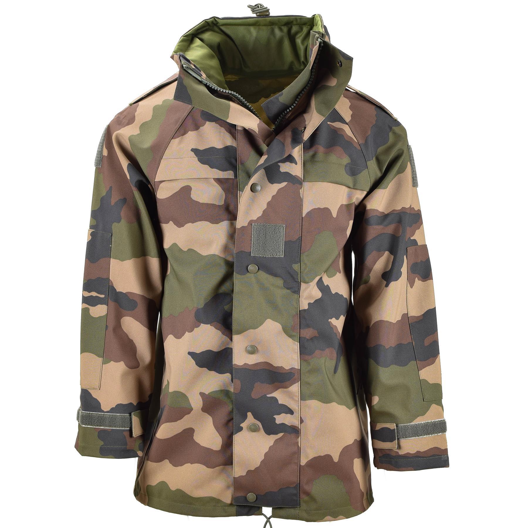 Genuine French army waterproof trilaminate jacket camo goretex