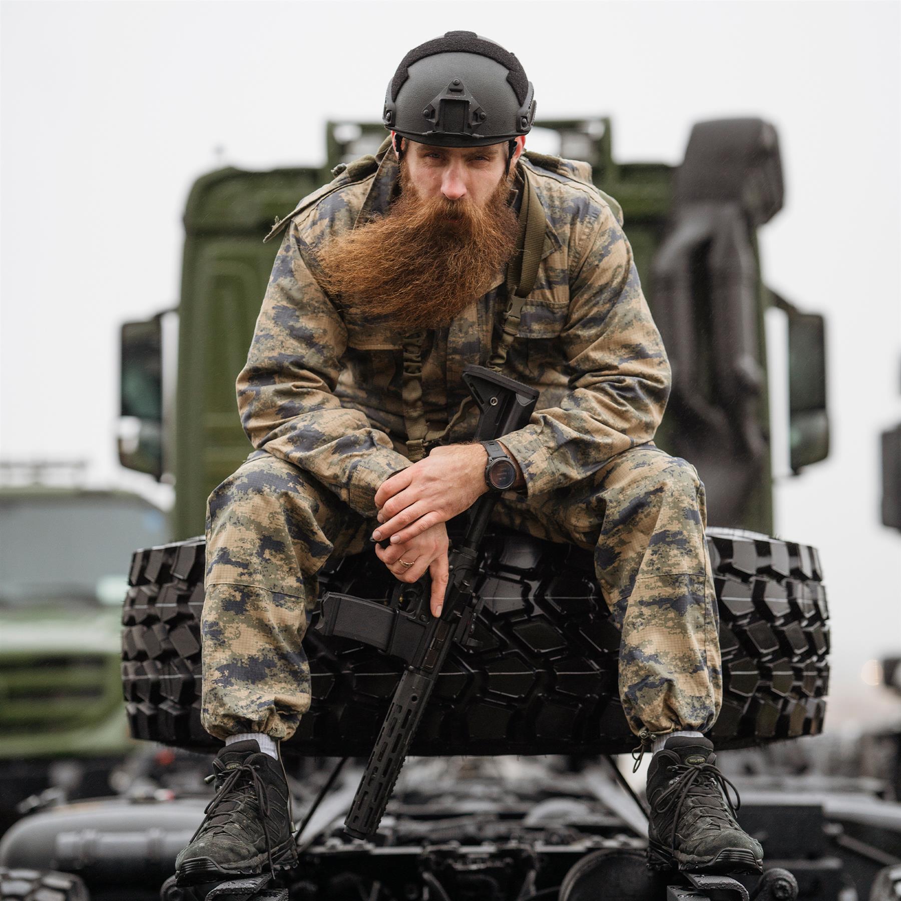 Originale Türkische Armee Taktische Hose Ripstop Blaue Digitale Tarnung  Thumbnail 3