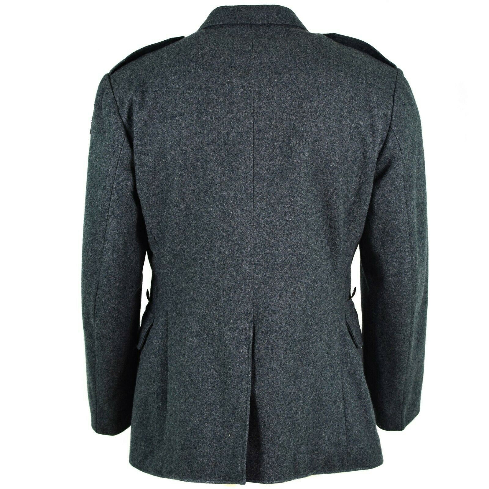 Genuine Schweizer Armee Wolljacke Militär Uniform Surplus Grau Thumbnail 3