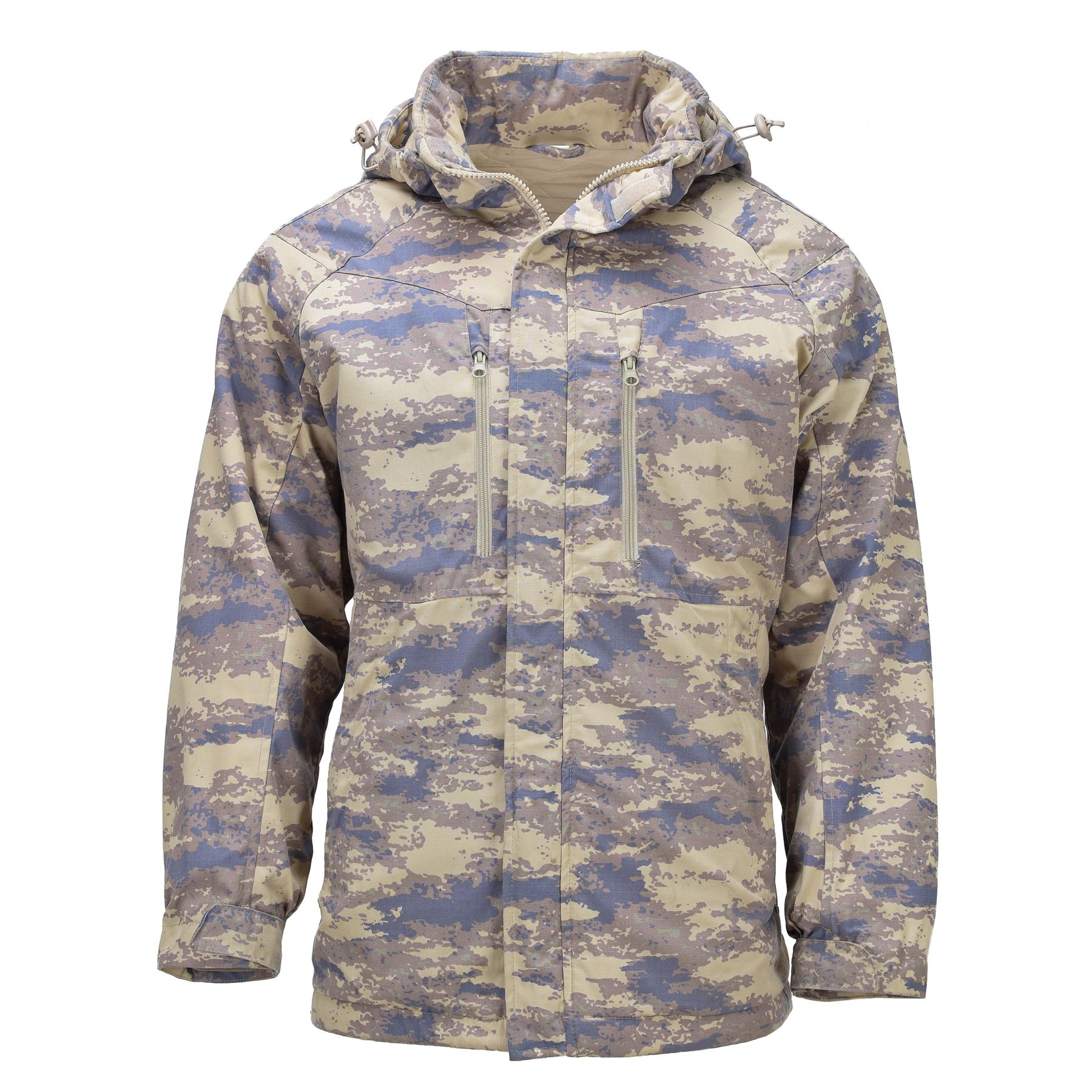 Original Turkish Military Field Parka Rip Stop Quilted Lining