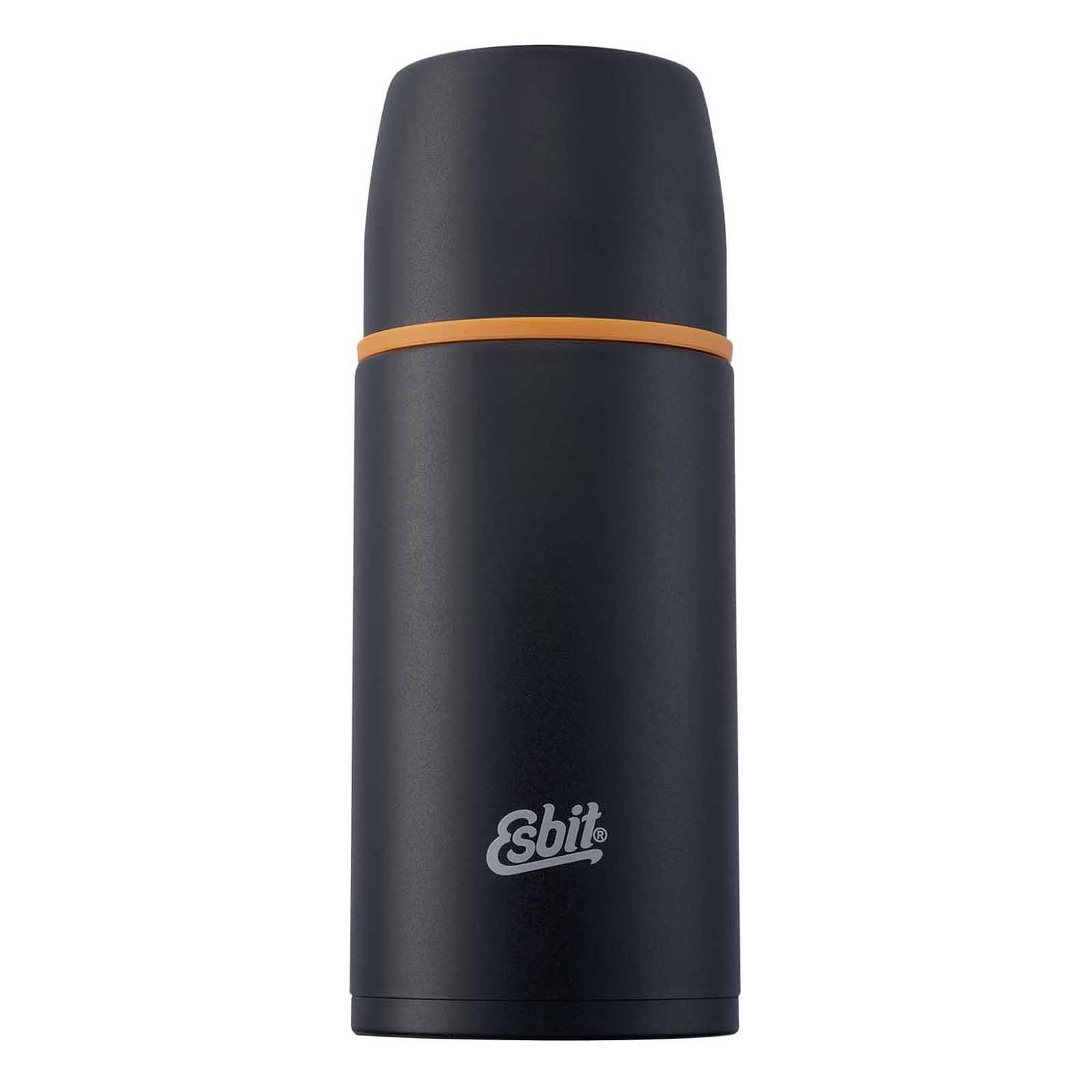 Esbit Edelstahl Isolierflasche 750ml Trinkflasche Outdoor Thermoflasche Schwarz