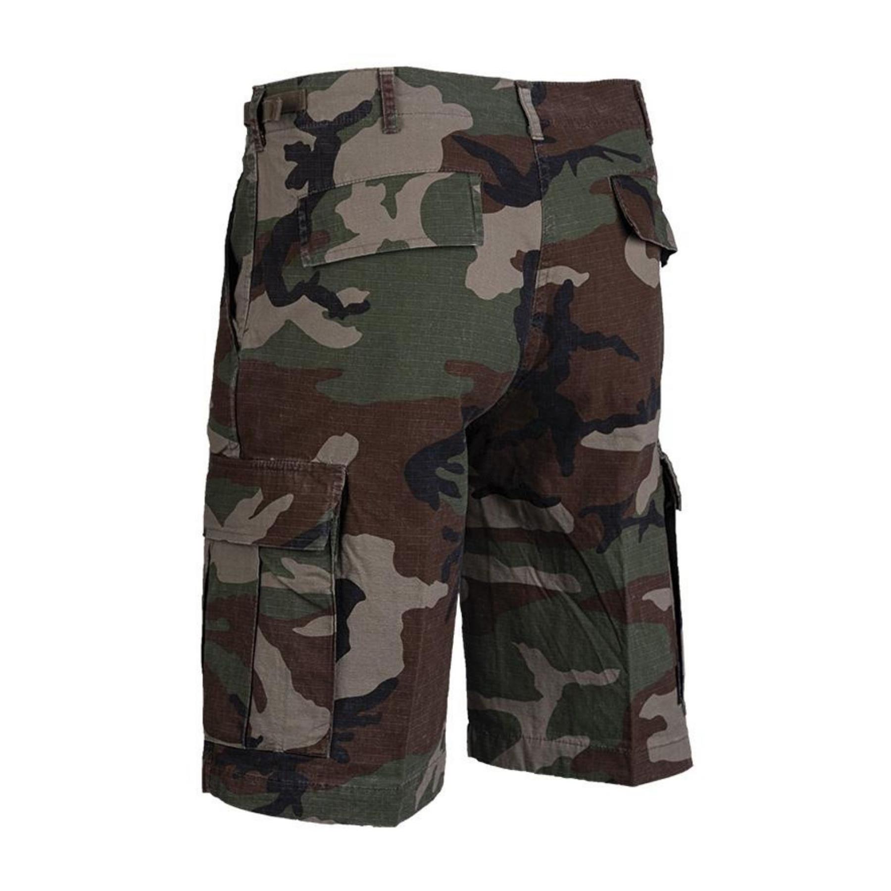 Mil-Tec Brand U.S. Army style prewashed woodland camo lightweight