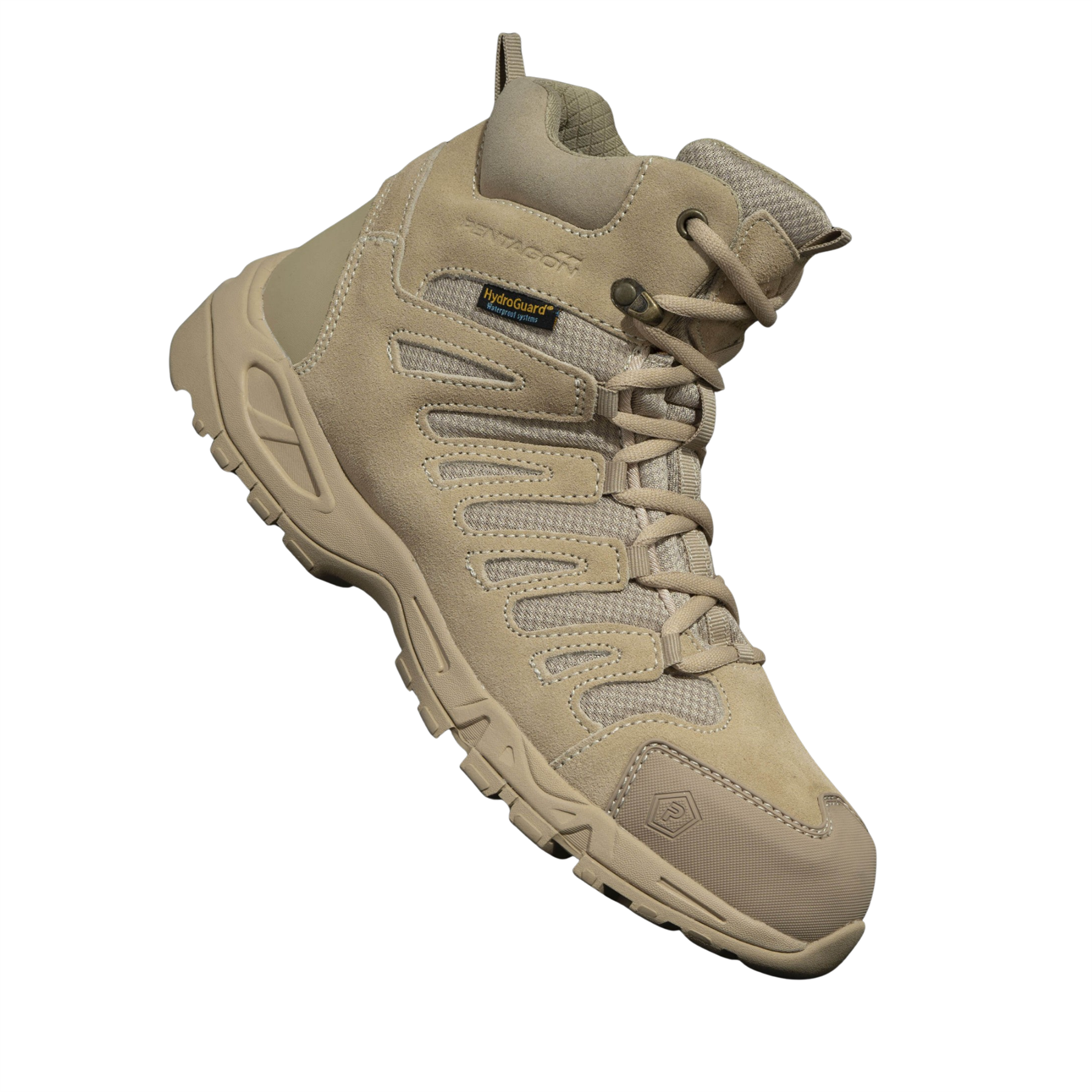Pentagon Achilles XTR 6 Taktisch Stiefel Veloursleder Nylon-Mesh Wasserdicht Thumbnail 1