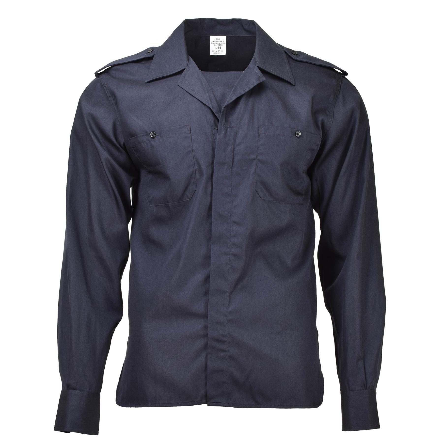 marine blue dress shirt Men's Slim Fit Blue Dress Shirt Size N1