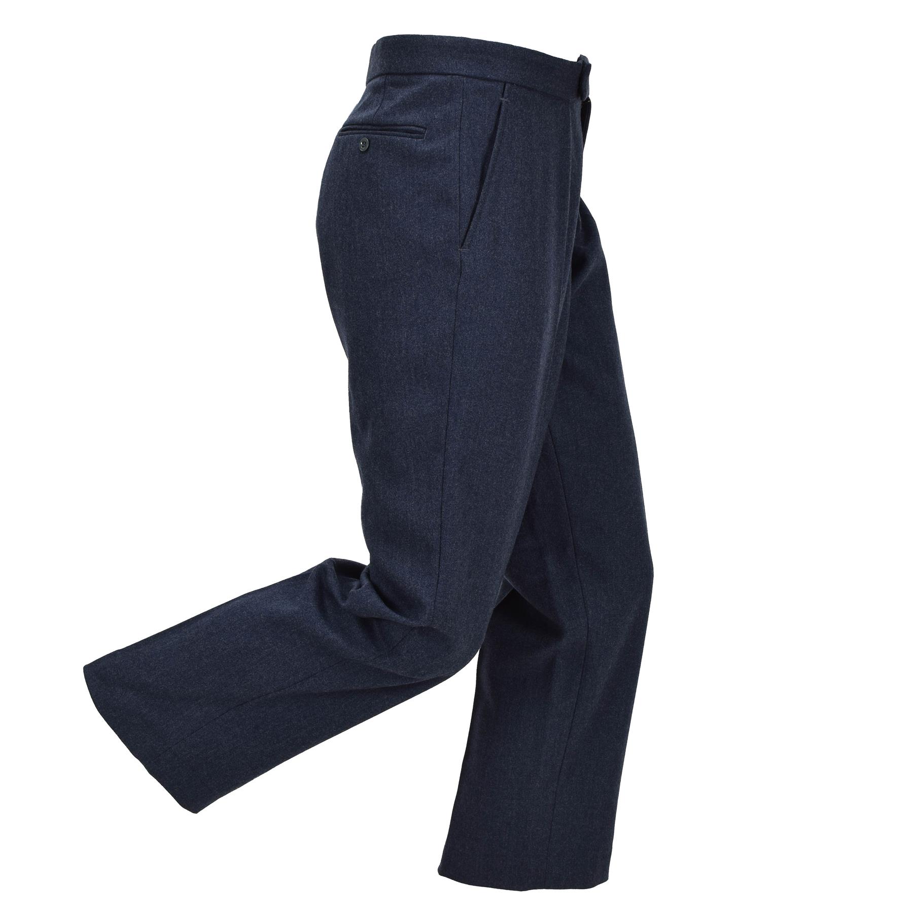 Original Britische RAF No 1 Paradehose Gerader Schnitt Reißverschluss Blau Thumbnail 1