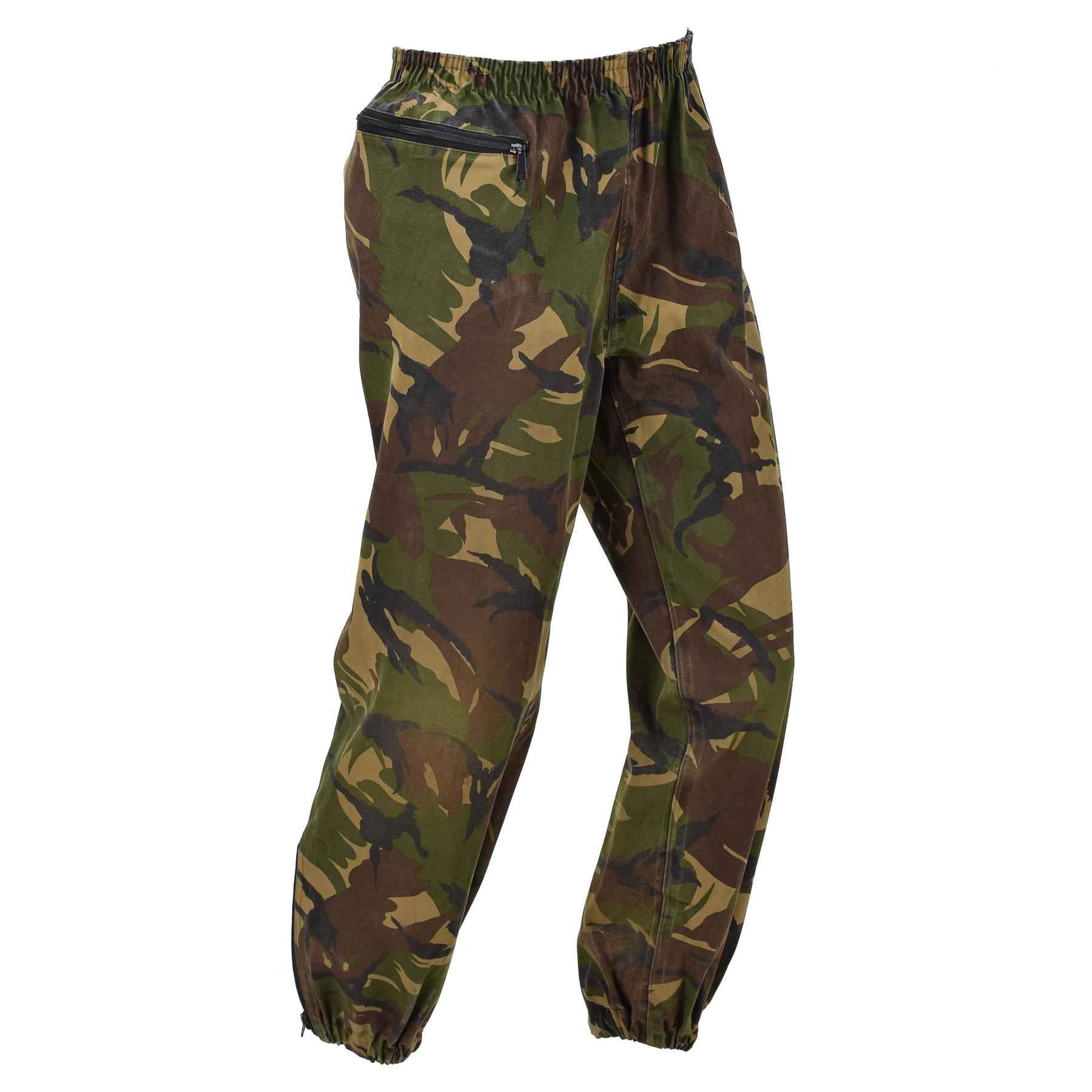 Original Dutch Military Waterproof Pants Elastic Waist DPM