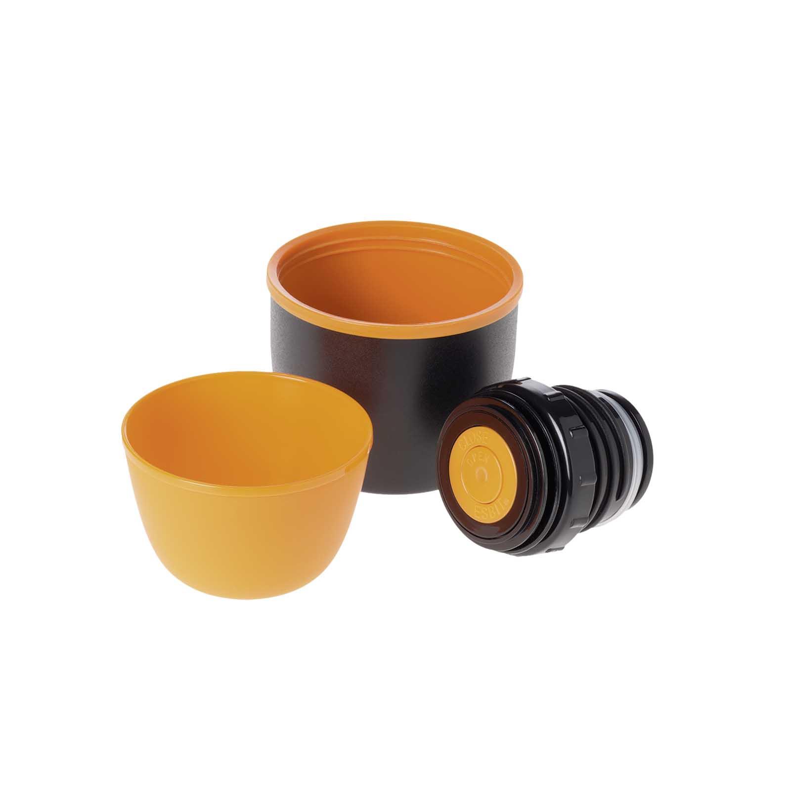 Esbit Edelstahl Isolierflasche 750ml Trinkflasche Outdoor Thermoflasche Schwarz Thumbnail 3