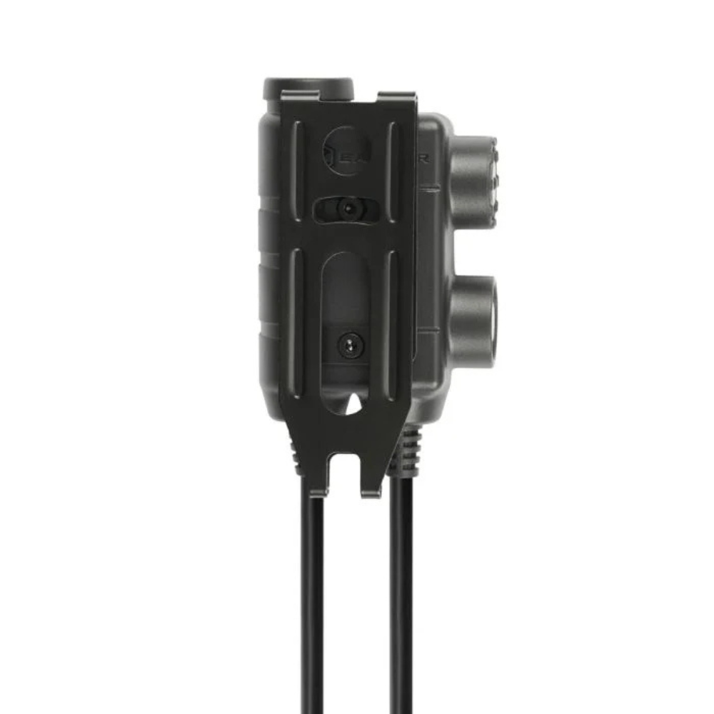 Earmor Dual PTT Adapter Kenwood Baofeng 2 Pin Kabelgebunden Headset Schwarz Thumbnail 3