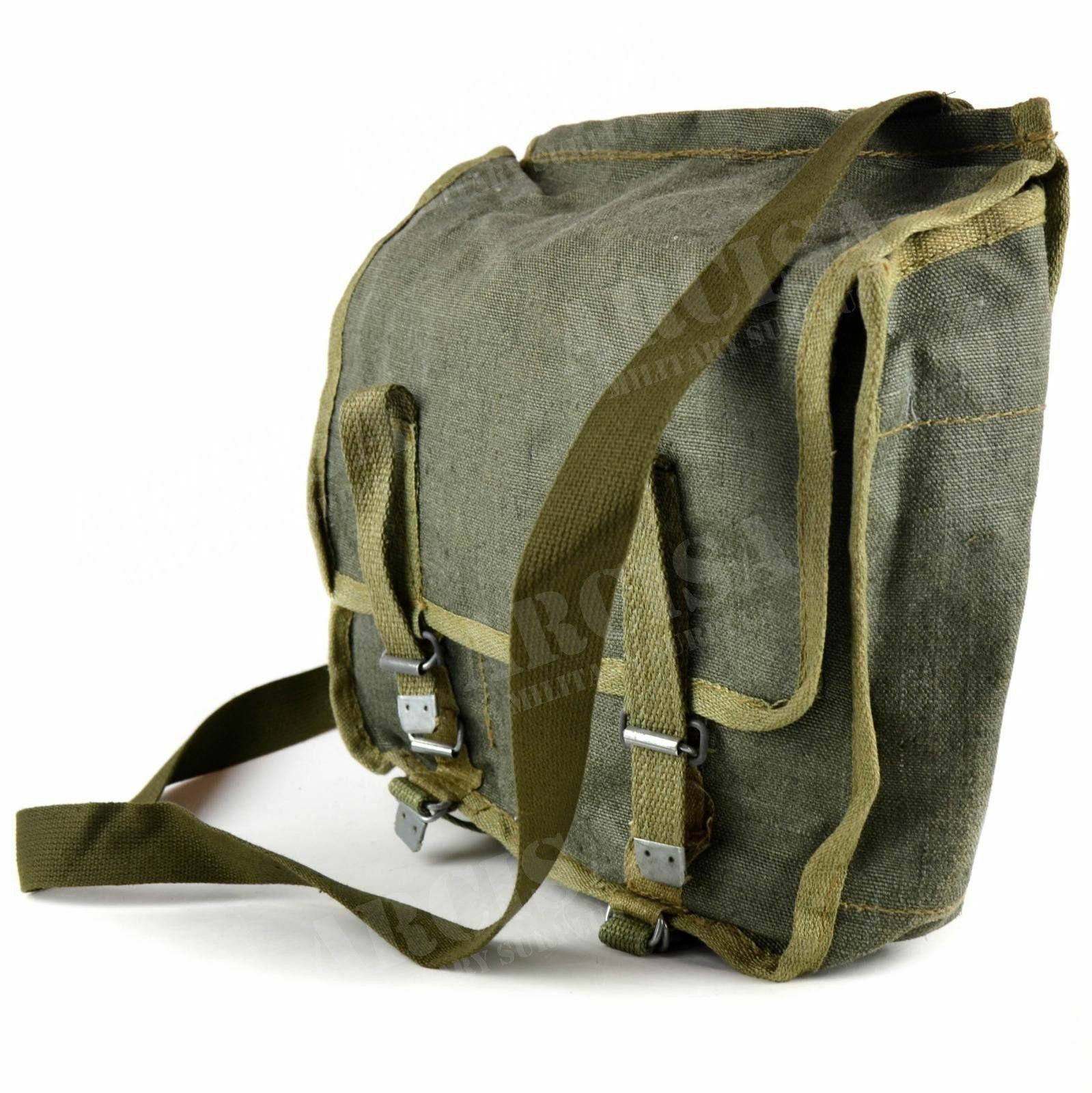 Original Polnische Armee Umhängetasche Canvas Brottasche Militär Tasche Oliv Thumbnail 1