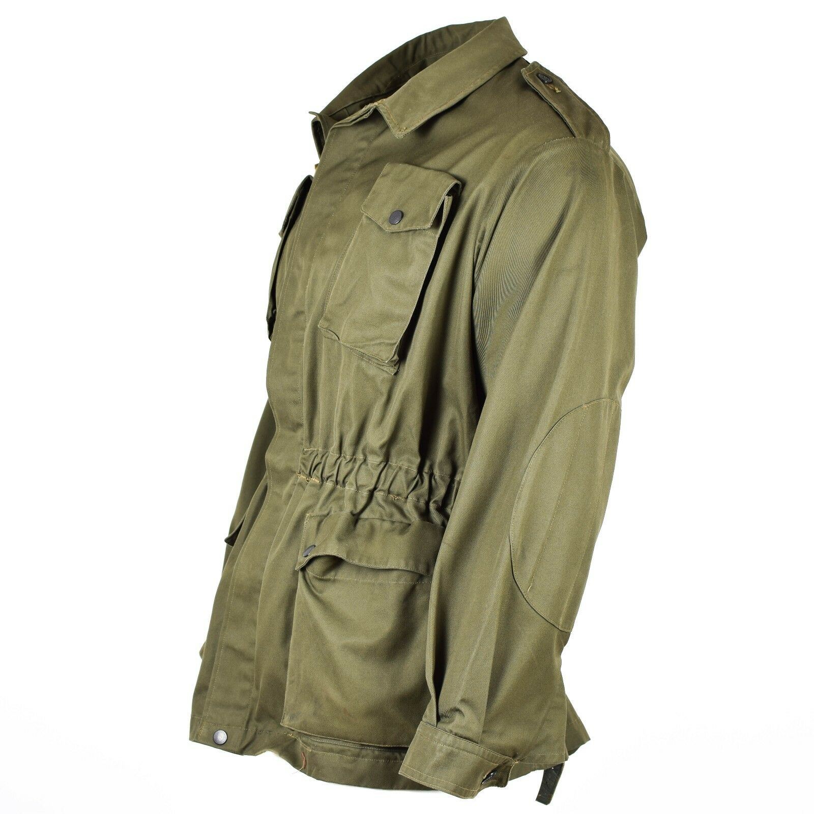 Original Italienische Armee Feldjacke BDU Militär Hemd Einsatz Oliv Thumbnail 1