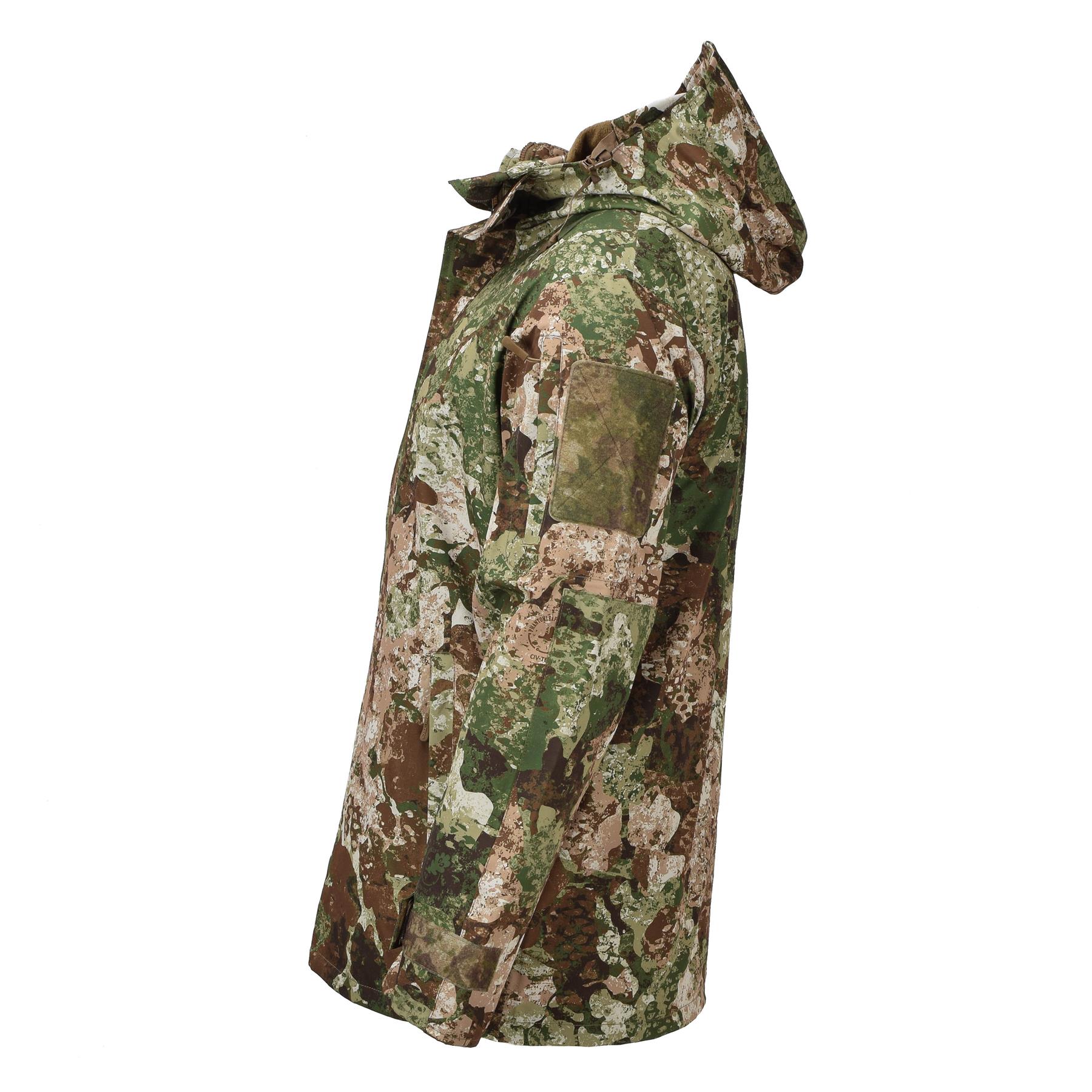 MIL-TEC army rain wet weather jacket Gen II WASP Camouflage waterproof hooded - Picture 12 of 19