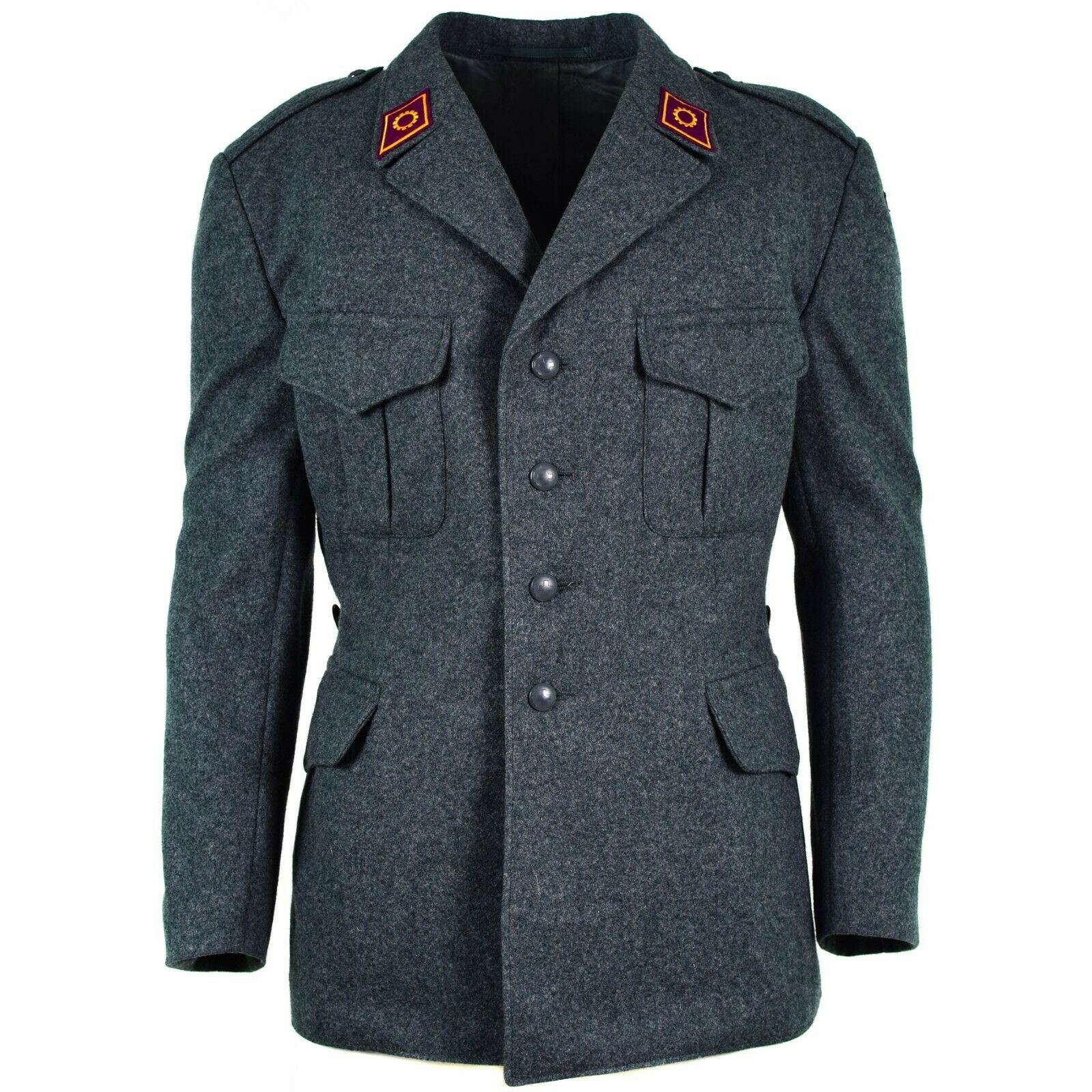 Genuine Schweizer Armee Wolljacke Militär Uniform Surplus Grau