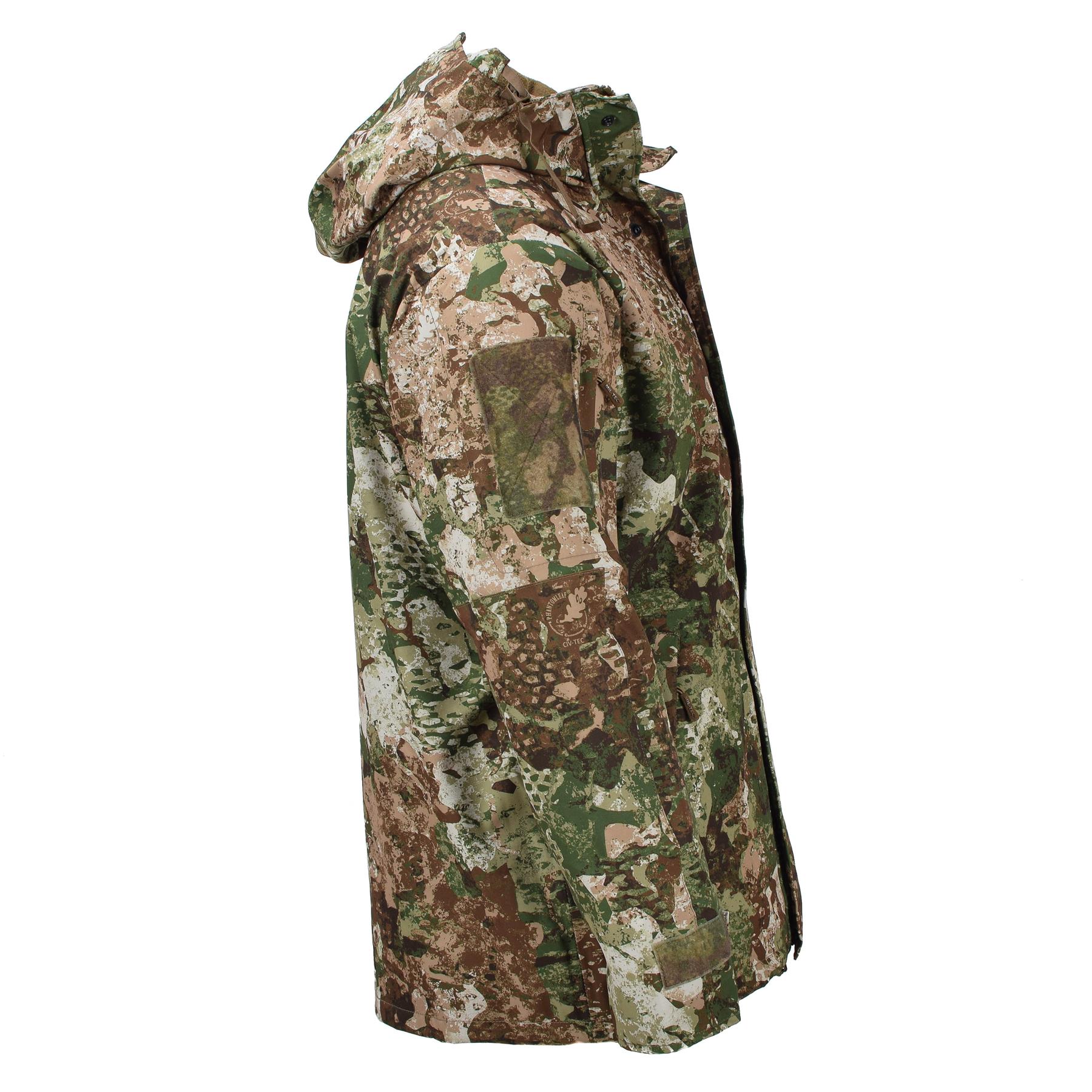 MIL-TEC army rain wet weather jacket Gen II WASP Camouflage waterproof hooded - Picture 10 of 19