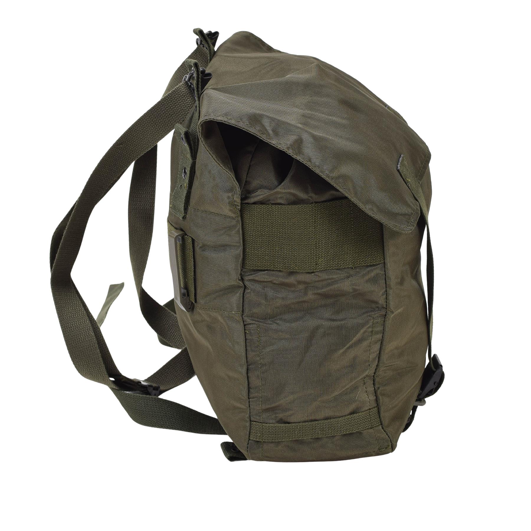 Original Austrian military tactical olive backpack PU field bag w