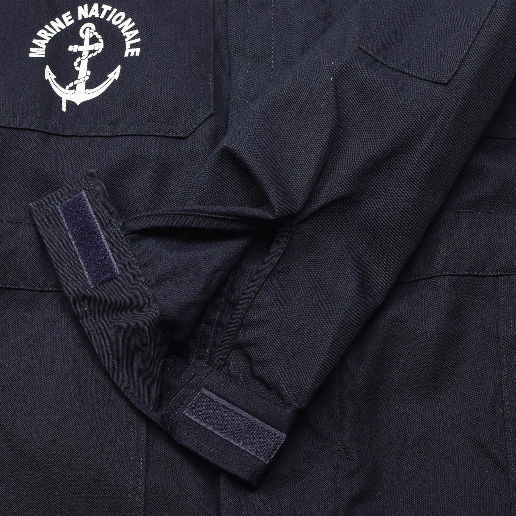 Genuine French navy coverall thermostable marine jumpsuit solid