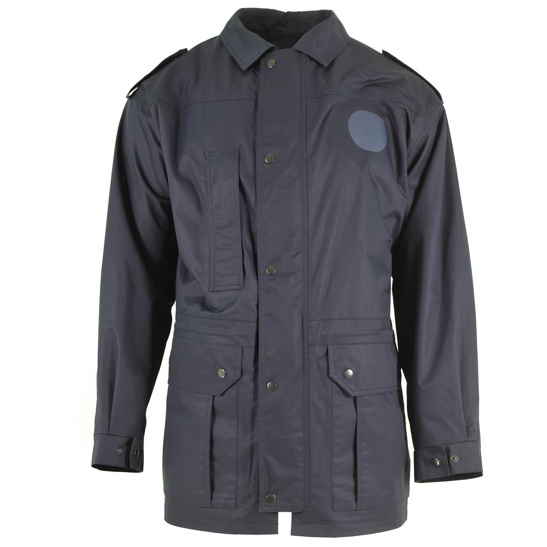 Original Dutch police issue parka blue warm jacket liner