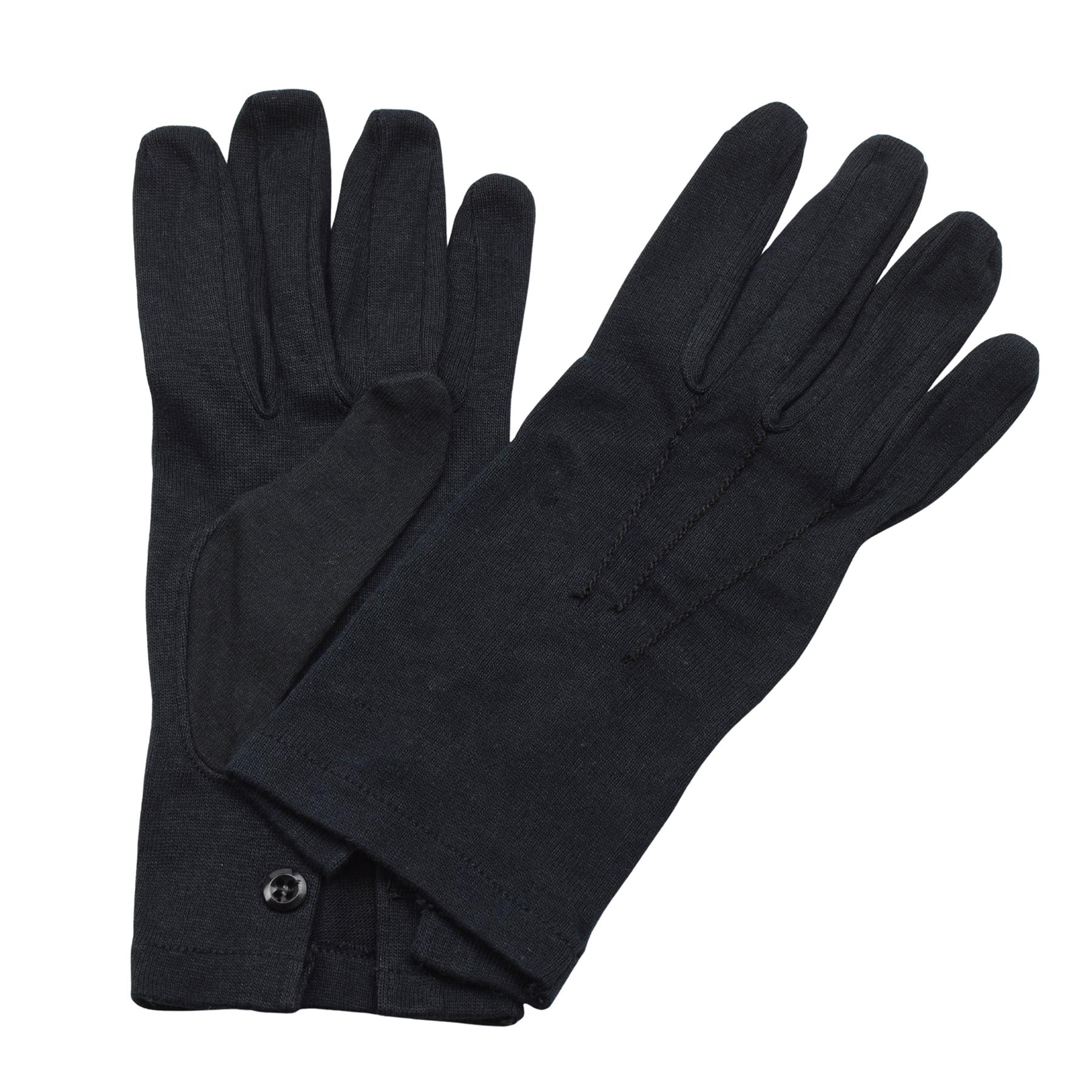 Original Italienische Armee Winter Thermo Handschuhe Schwarz Thumbnail 2